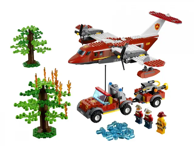 LEGO City Fire Plane • Set 4209 • SetDB • Merlins Bricks
