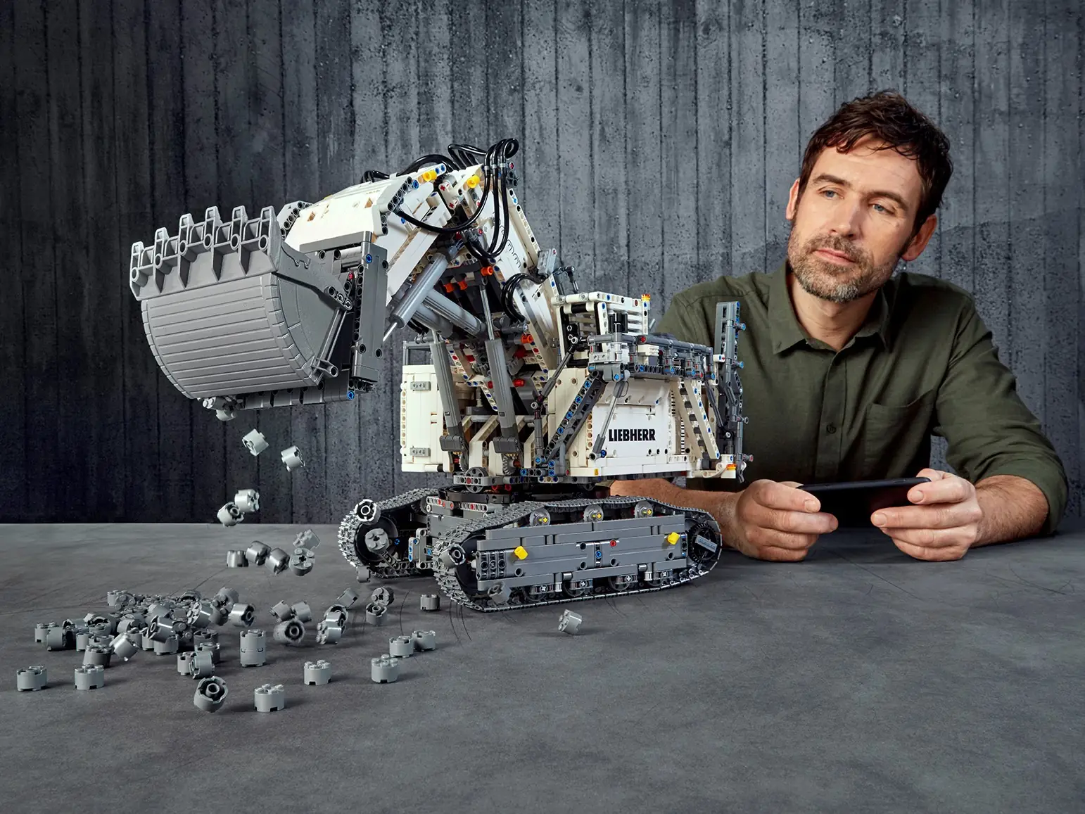 Bagger Liebherr 9800 Lego Technic BrickBling Light Kit For LEGO