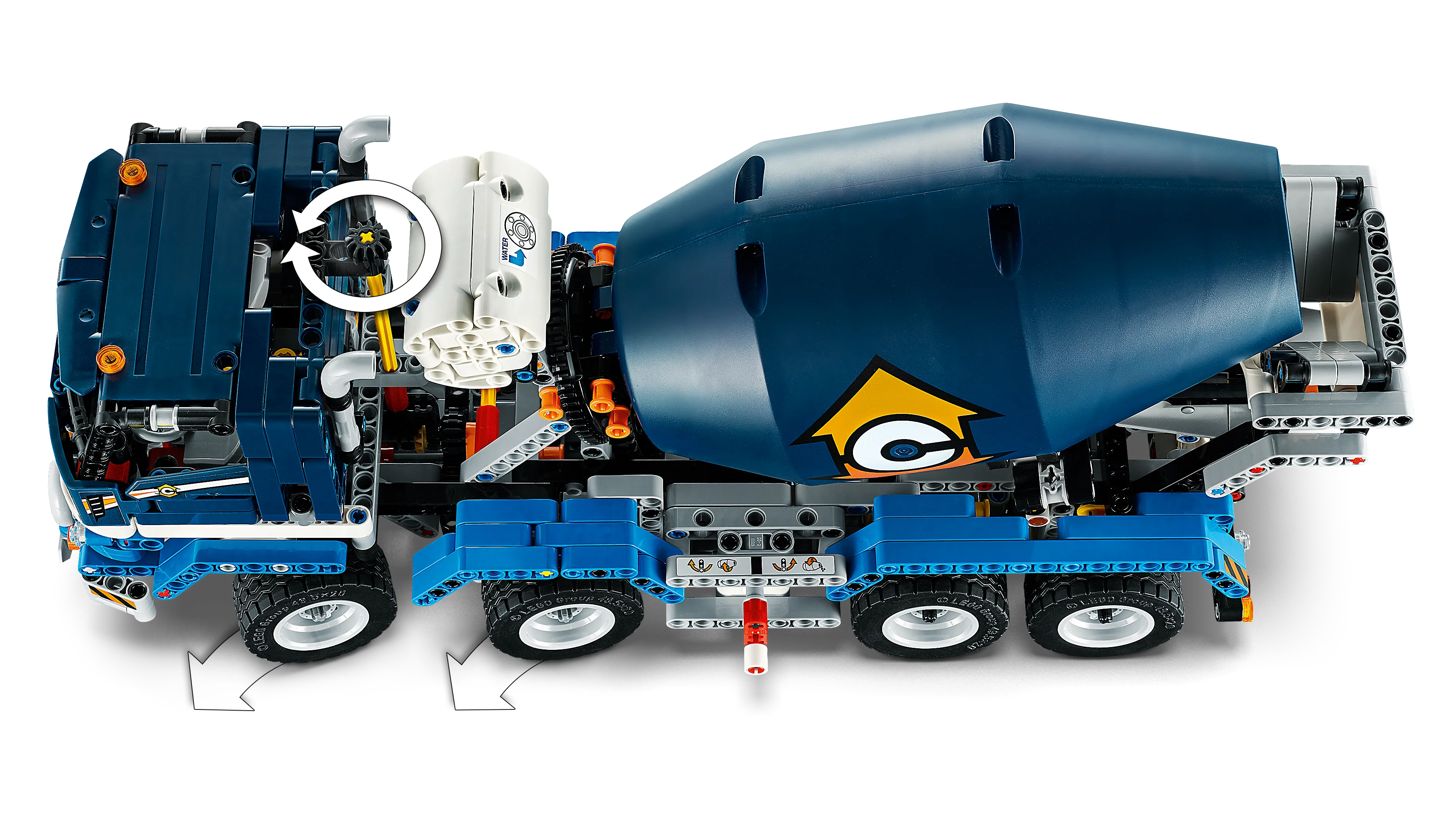 Technic: Concrete mixer truck outlet