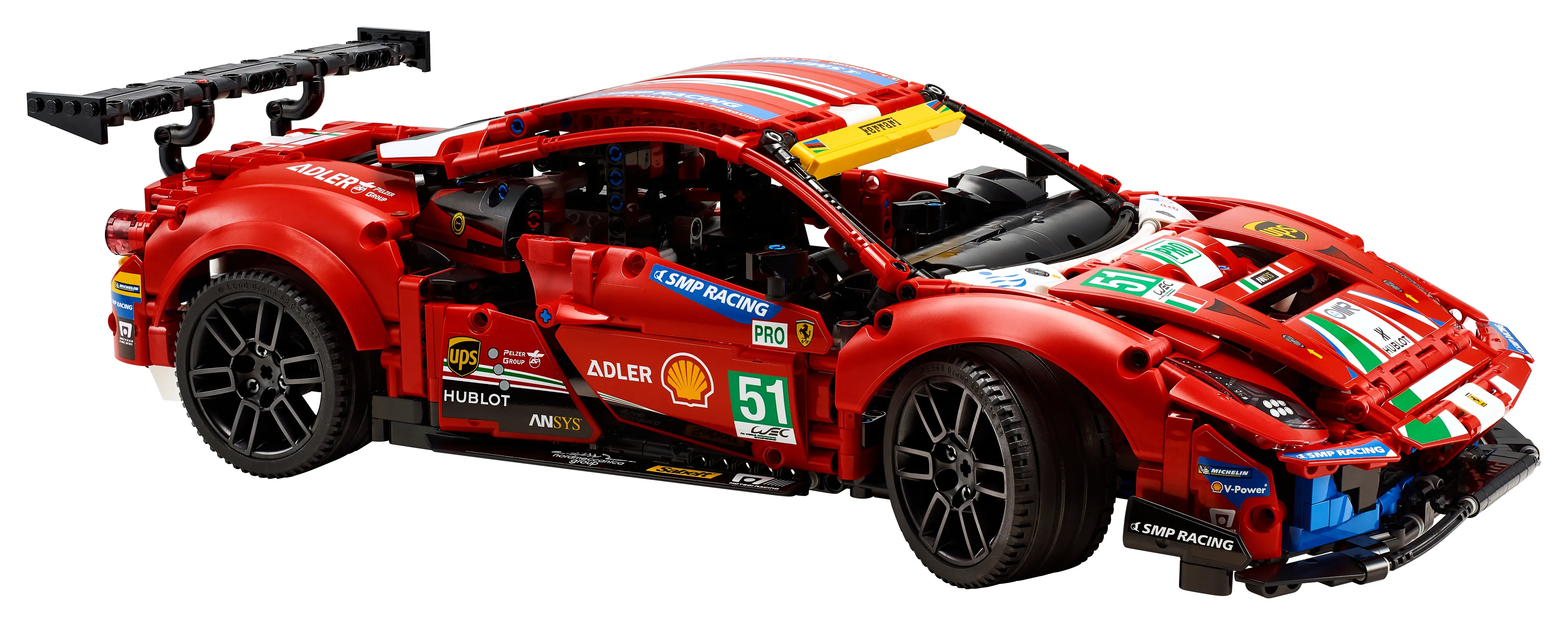 Without Stickers Lego 42125 Ferrari 488 LEGO Technic Ferrari 488
