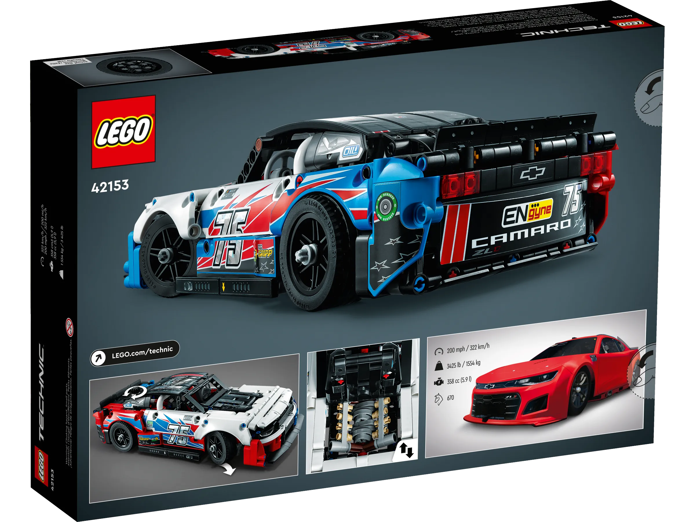 LEGO Technic NASCAR Next Gen Chevrolet Camaro ZL1