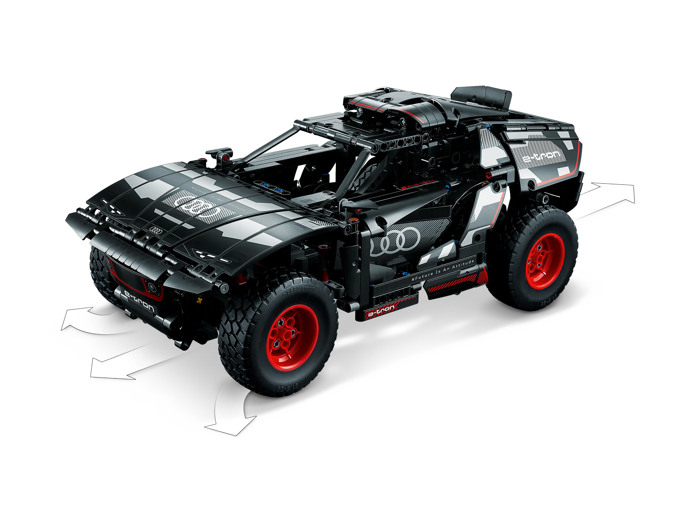 【アローとルー】 LEGO Powered UP Technic Audi RS Q e-tron • Set 42160 • SetDB