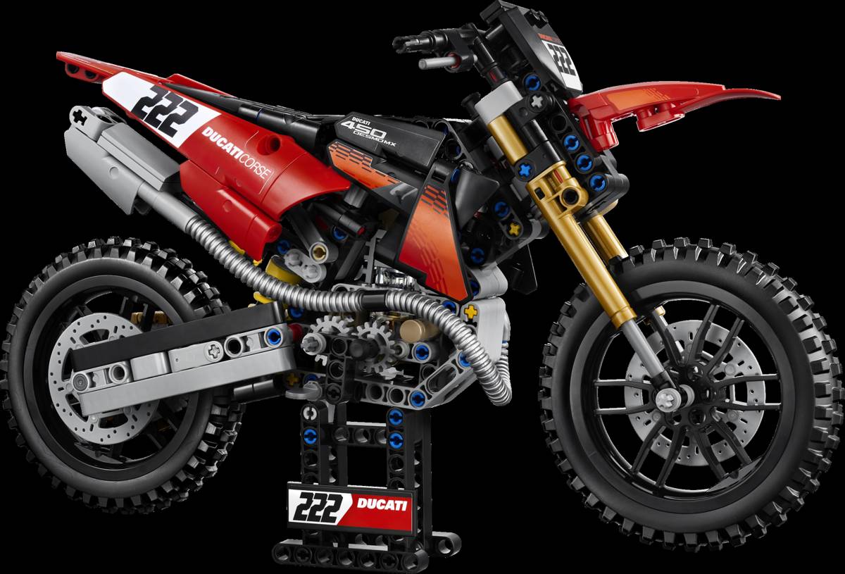 LEGO Technic Ducati Desmo450 MX Factory Motorcycle