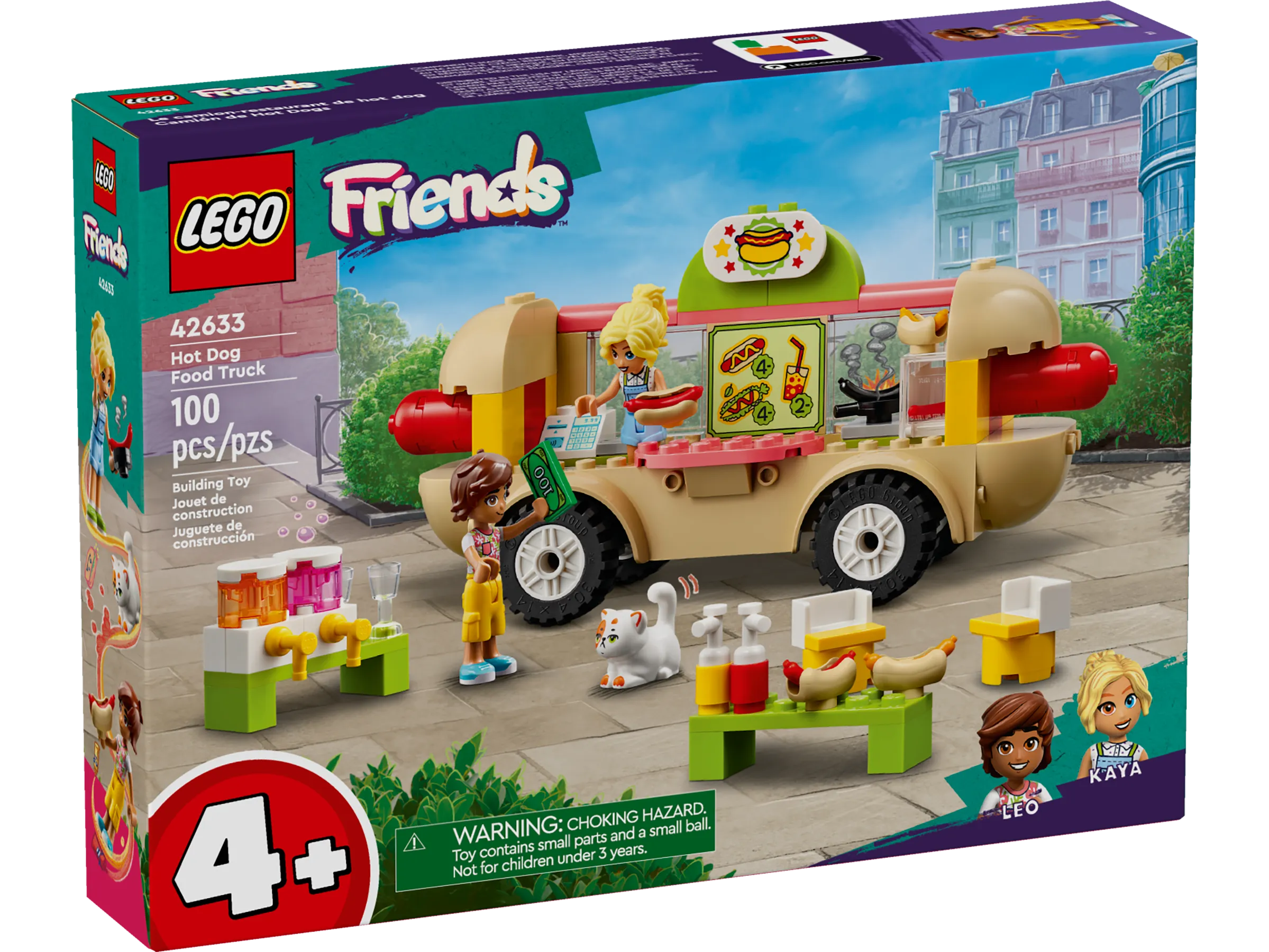 Food Truck Lego Pizzeria Amazon LEGO Friends Hot Dog Food Truck