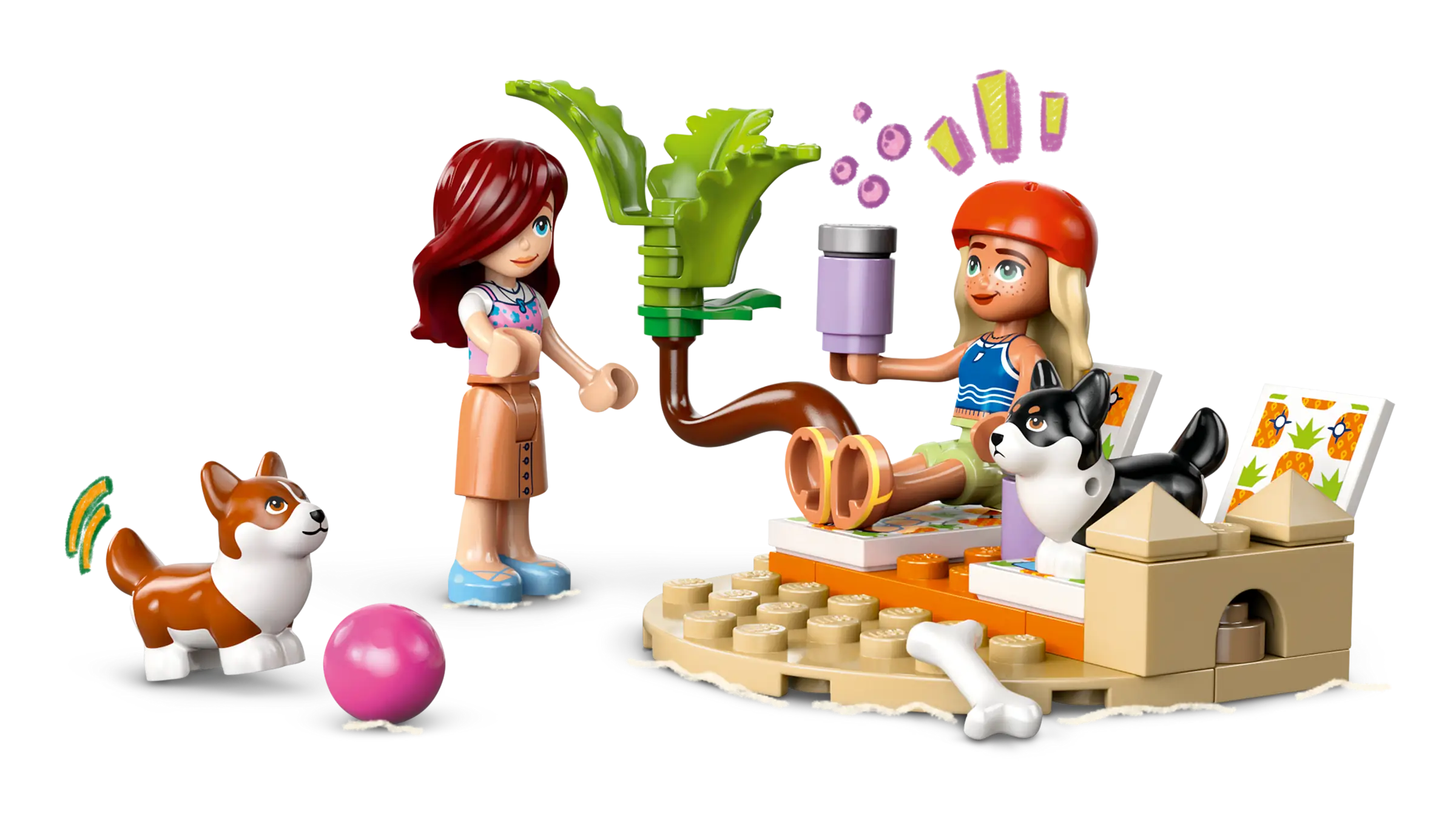 LEGO Friends Surfing Dogs and Scooter Adventure • Set 42641