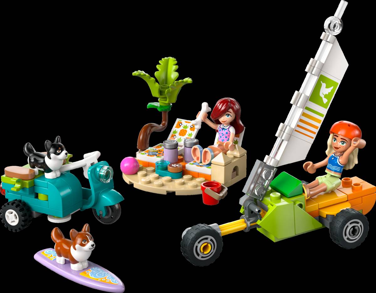 LEGO Friends Surfing Dogs and Scooter Adventure • Set 42641