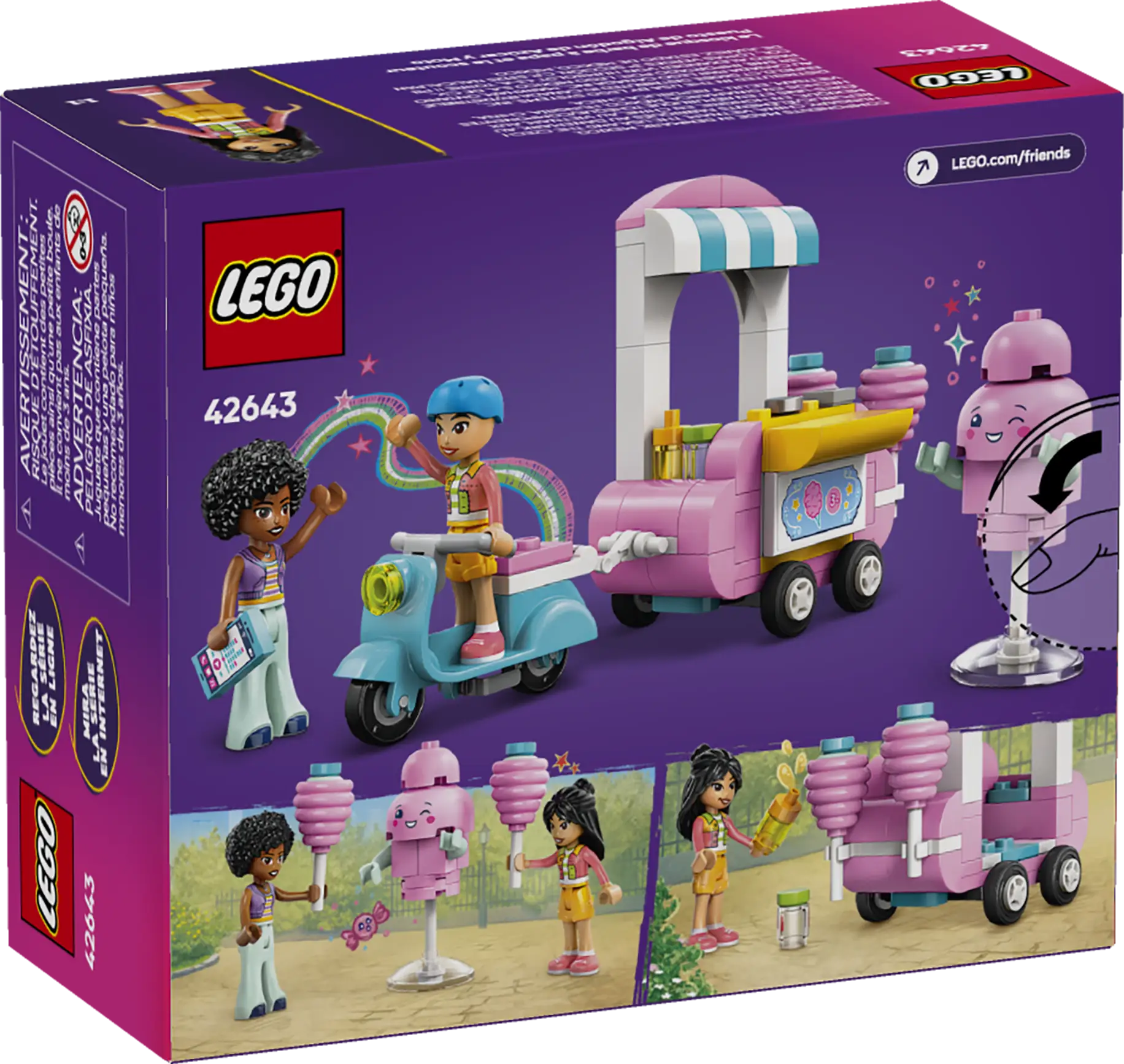 LEGO Friends Cotton Candy Stand and Scooter • Set 42643
