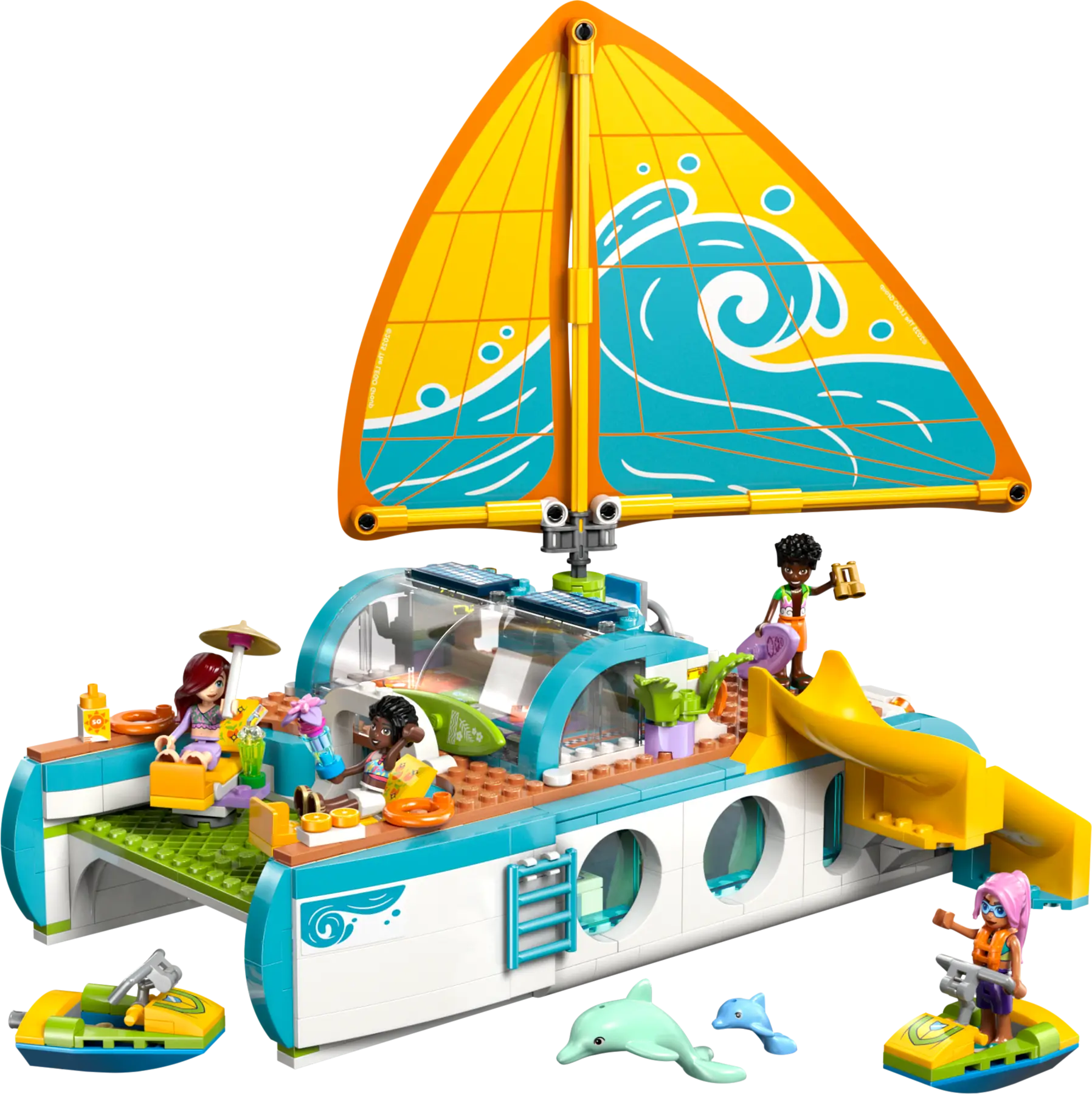 Catamaran Lego Friends Boat Lego Friends Yacht Instructions LEGO