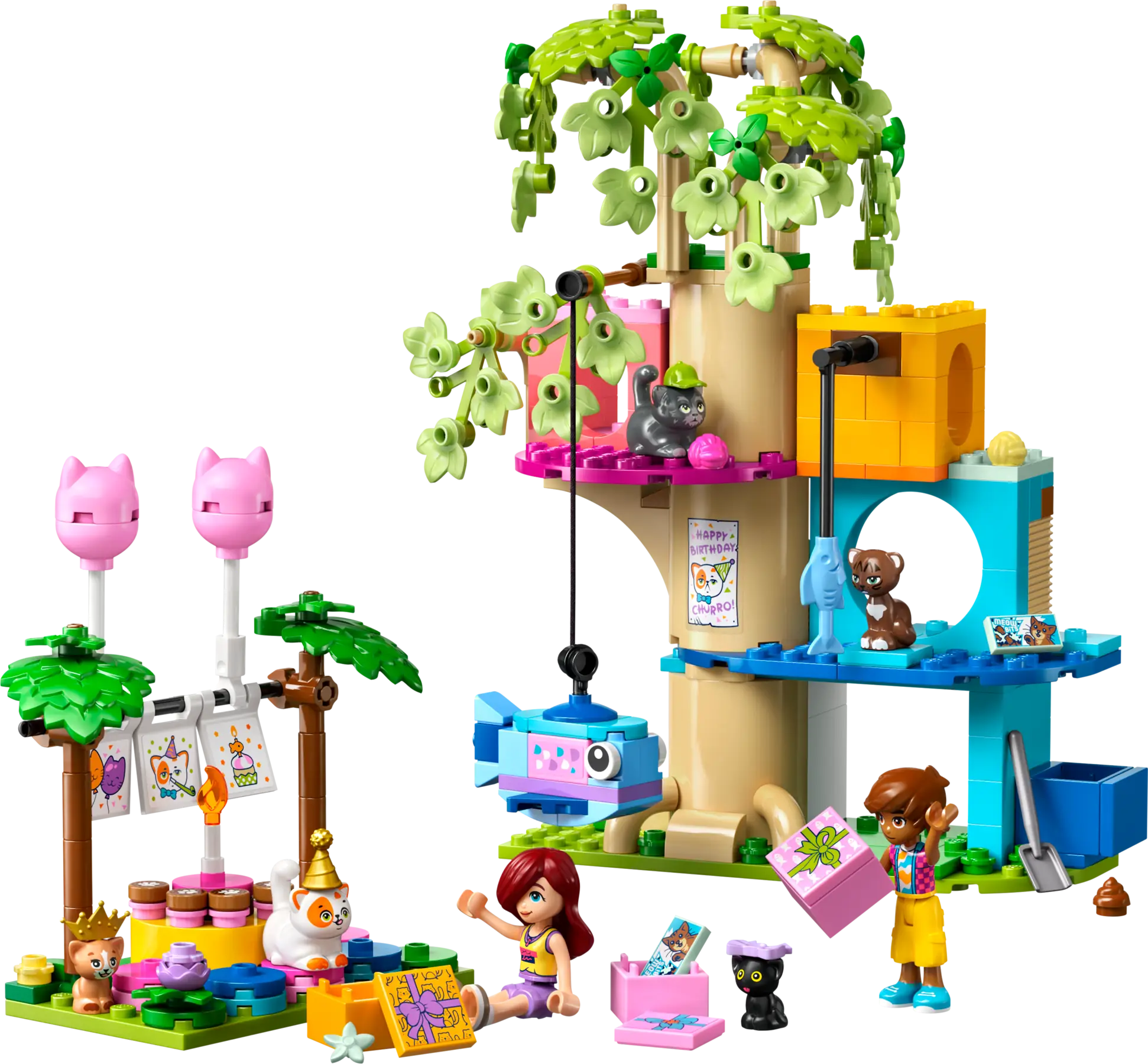 LEGO Friends Cat Birthday Party Tree House • Set 42666