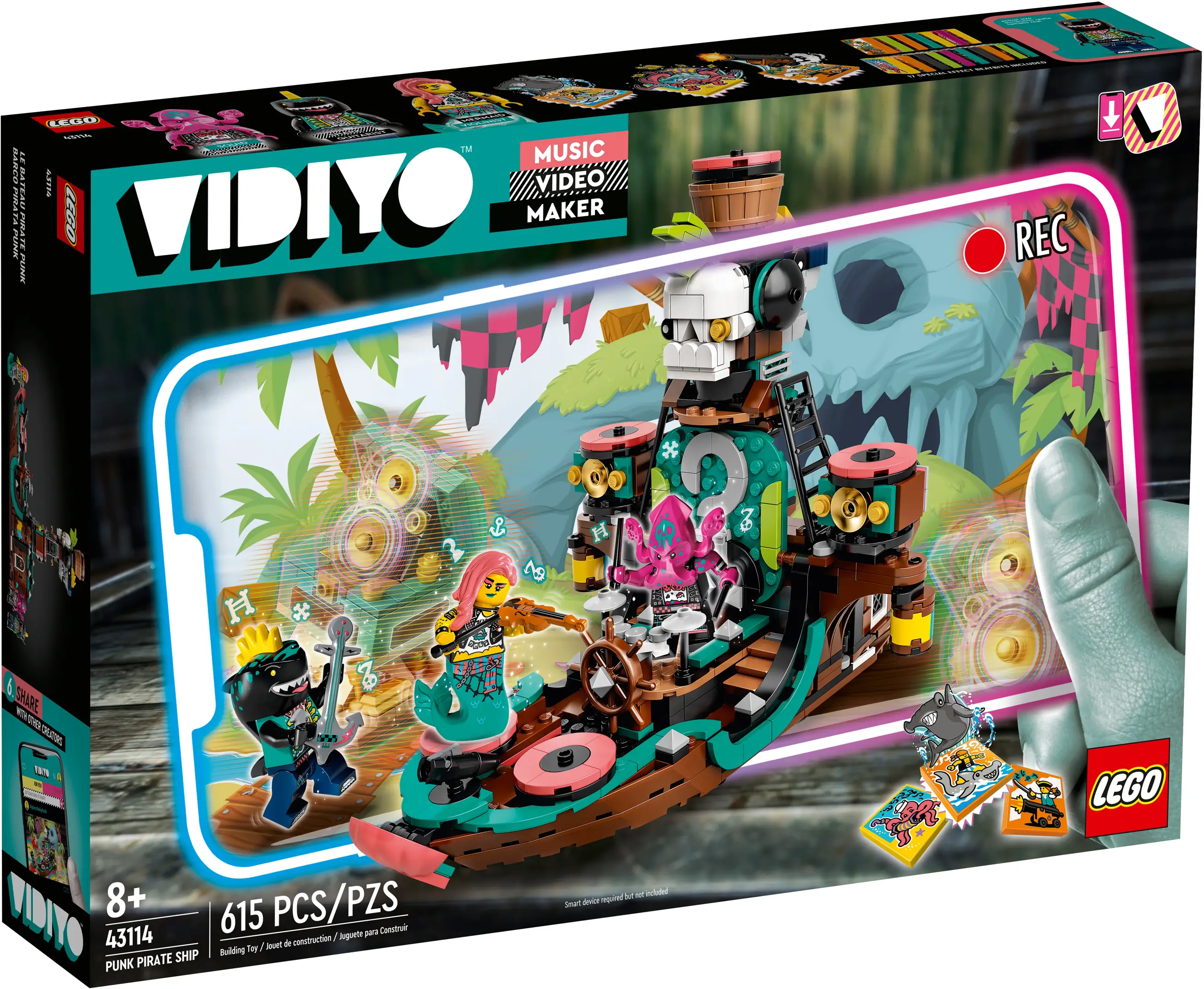 LEGO VIDIYO Punk Pirate Ship • Set 43114 • SetDB