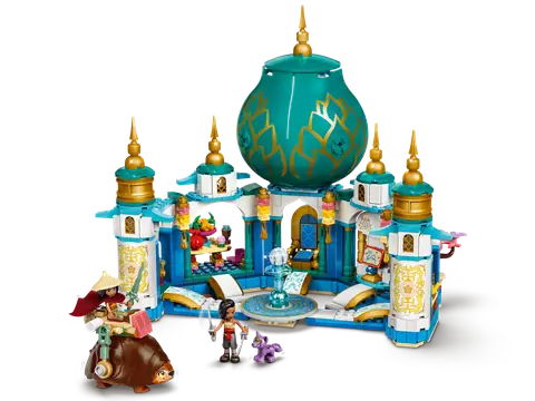 LEGO Disney Raya Tan Conical Hat, Red Cape • Minifig dp116