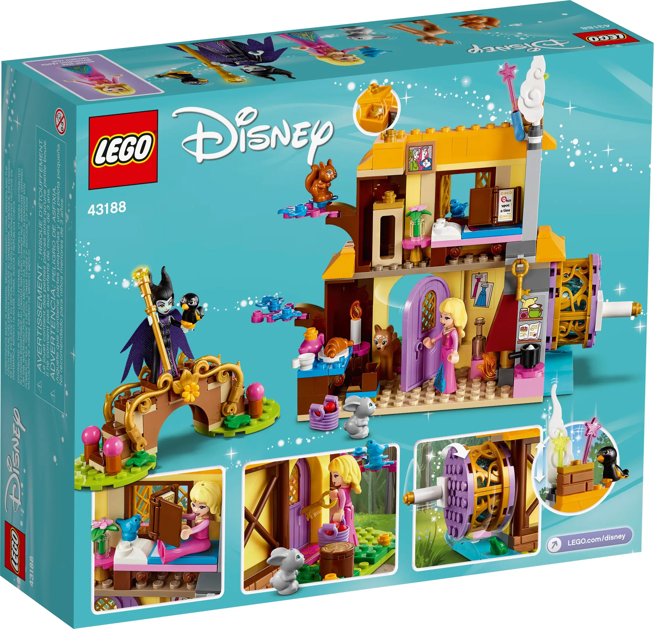 LEGO Disney Aurora's Forest Cottage • Set 43188 • SetDB