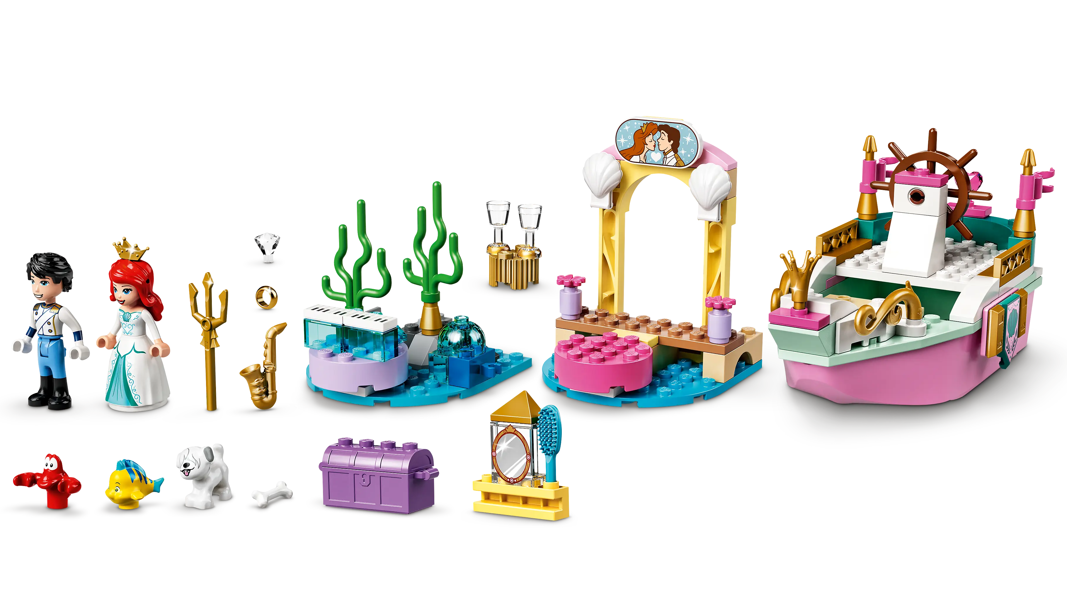 LEGO Disney Ariel s Celebration Boat Set 43191 SetDB