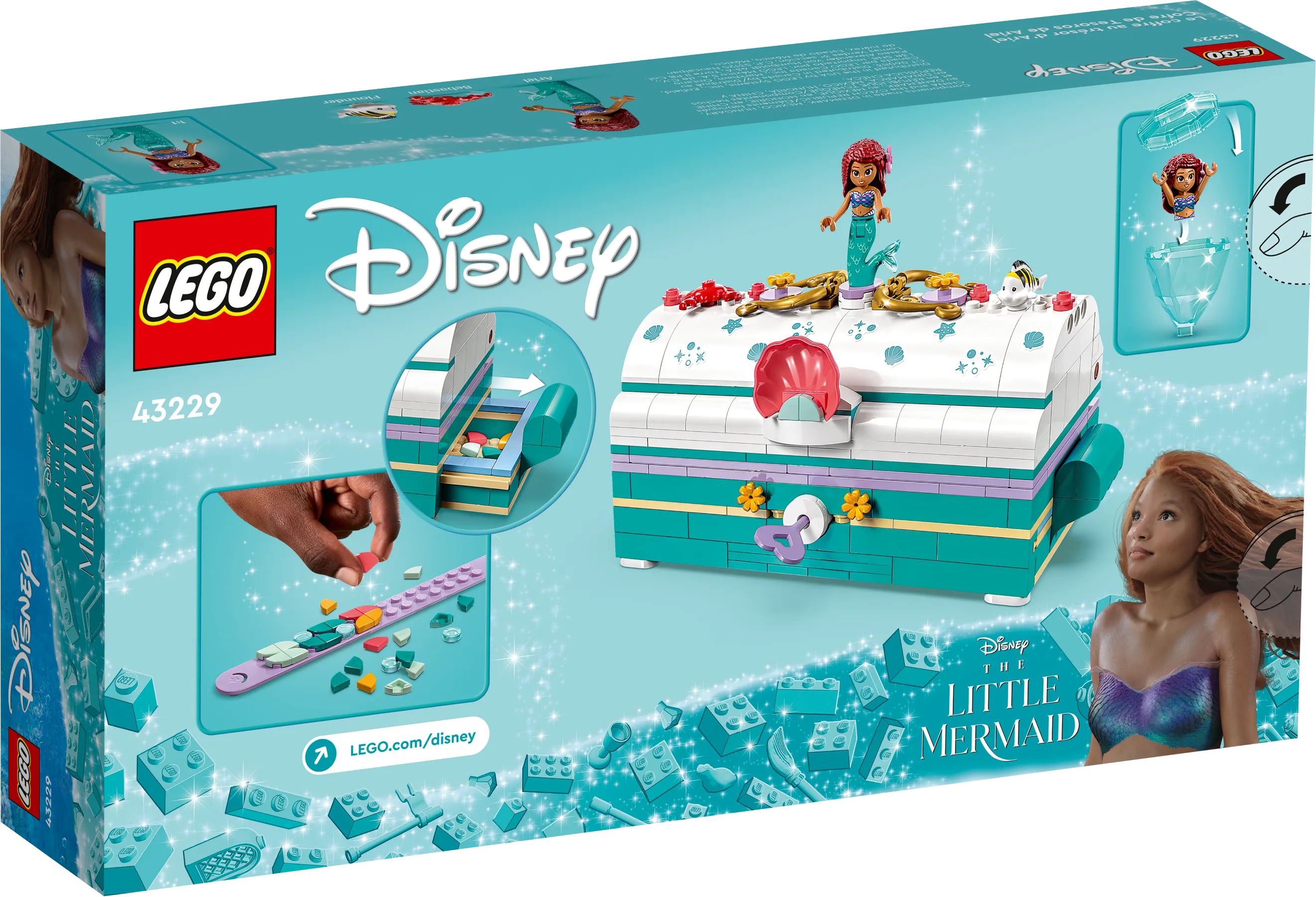 LEGO Disney Ariel's Treasure Chest • Set 43229 • SetDB
