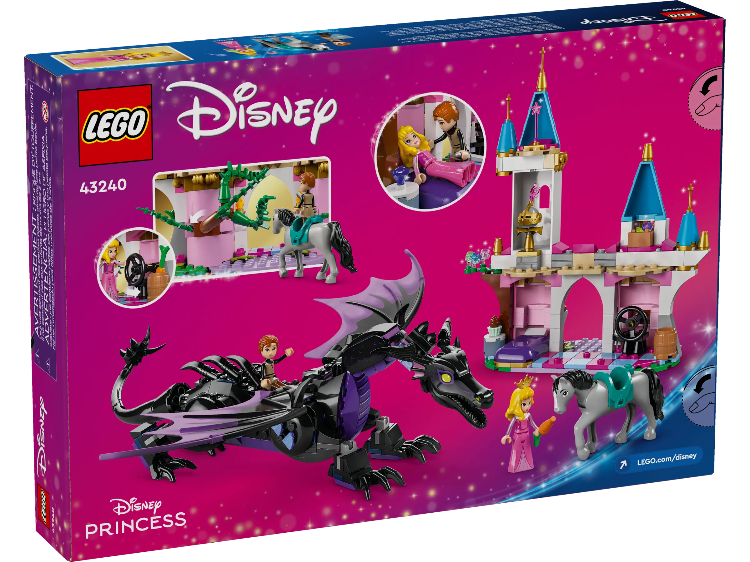 【12月スーパーSALE 15％OFF】 Form Dragon Maleficent's Disney LEGO • SetDB • 43240 Set キャラクターグッズ