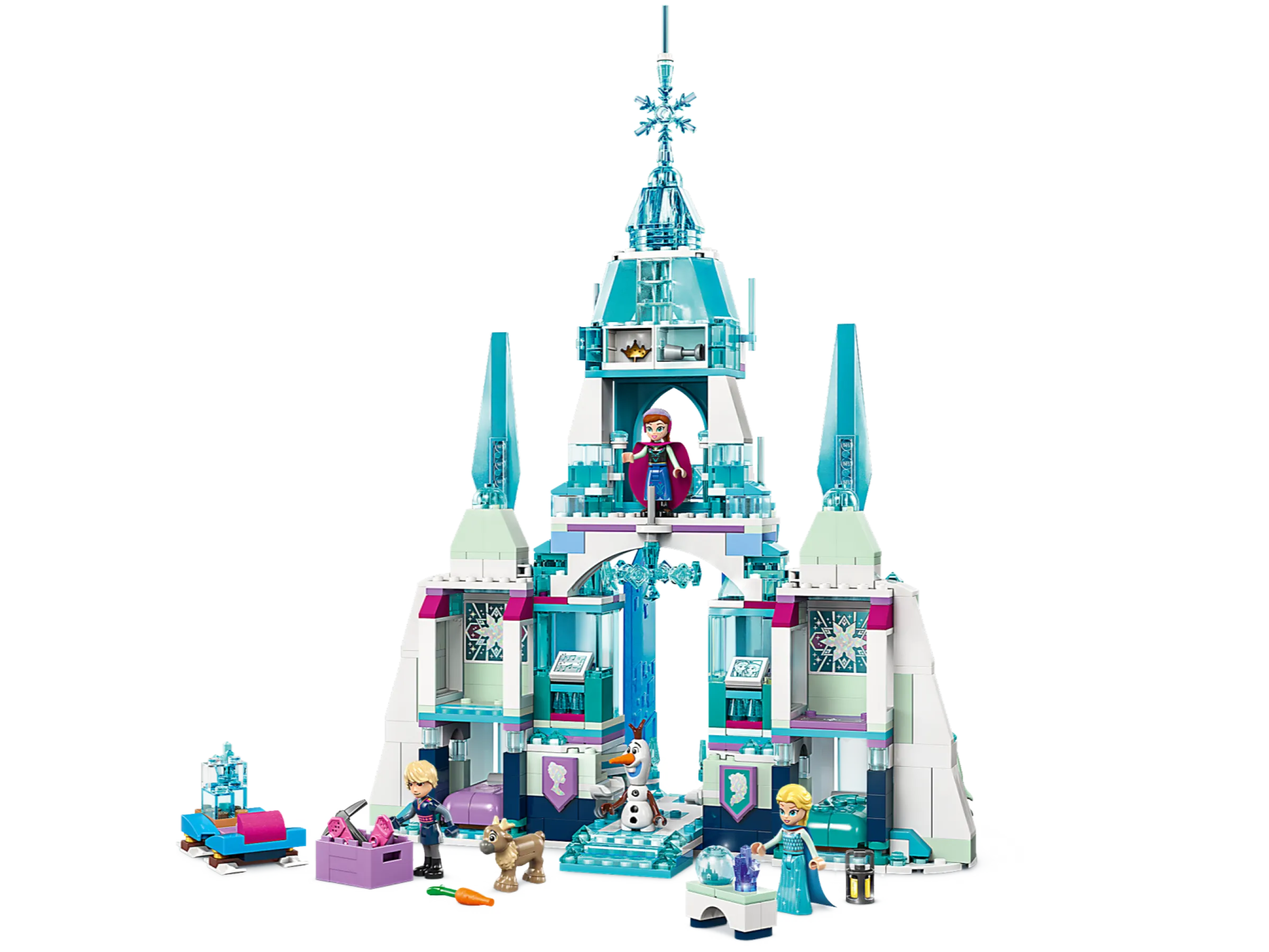 Ice Castle Lego Friends Frozen Ii LEGO Disney Elsa's Ice Palace