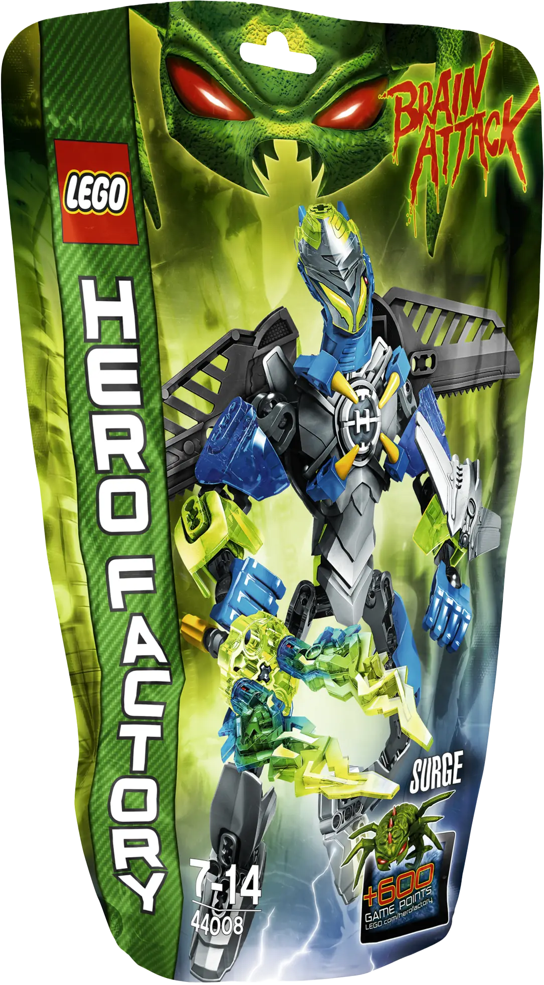 LEGO HERO Factory SURGE • Set 44008 • SetDB • Merlins Bricks