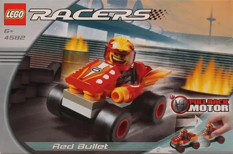 LEGO Racers Red Bullet • Minifig rac079 • SetDB