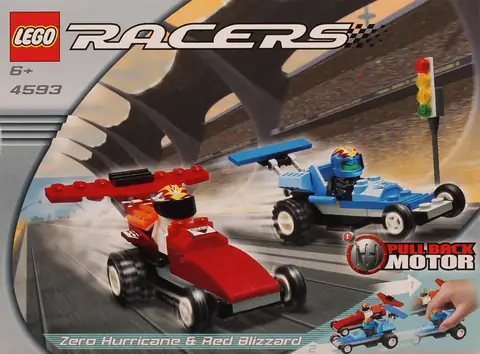 LEGO Racers Red Blizzard • Minifig rac082 • SetDB