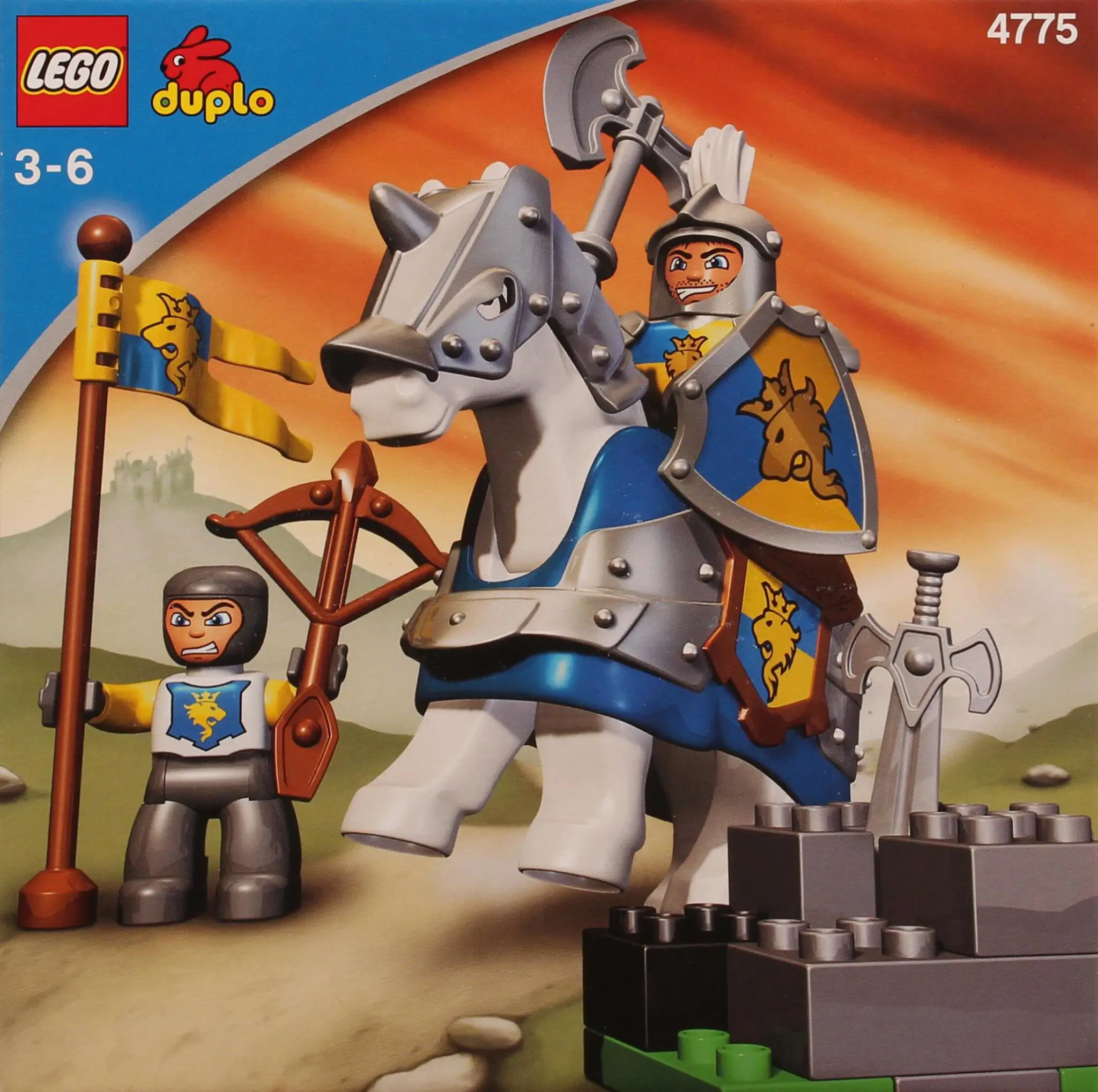 LEGO DUPLO Knight and Squire • BABY BLOCKS • Set 4775
