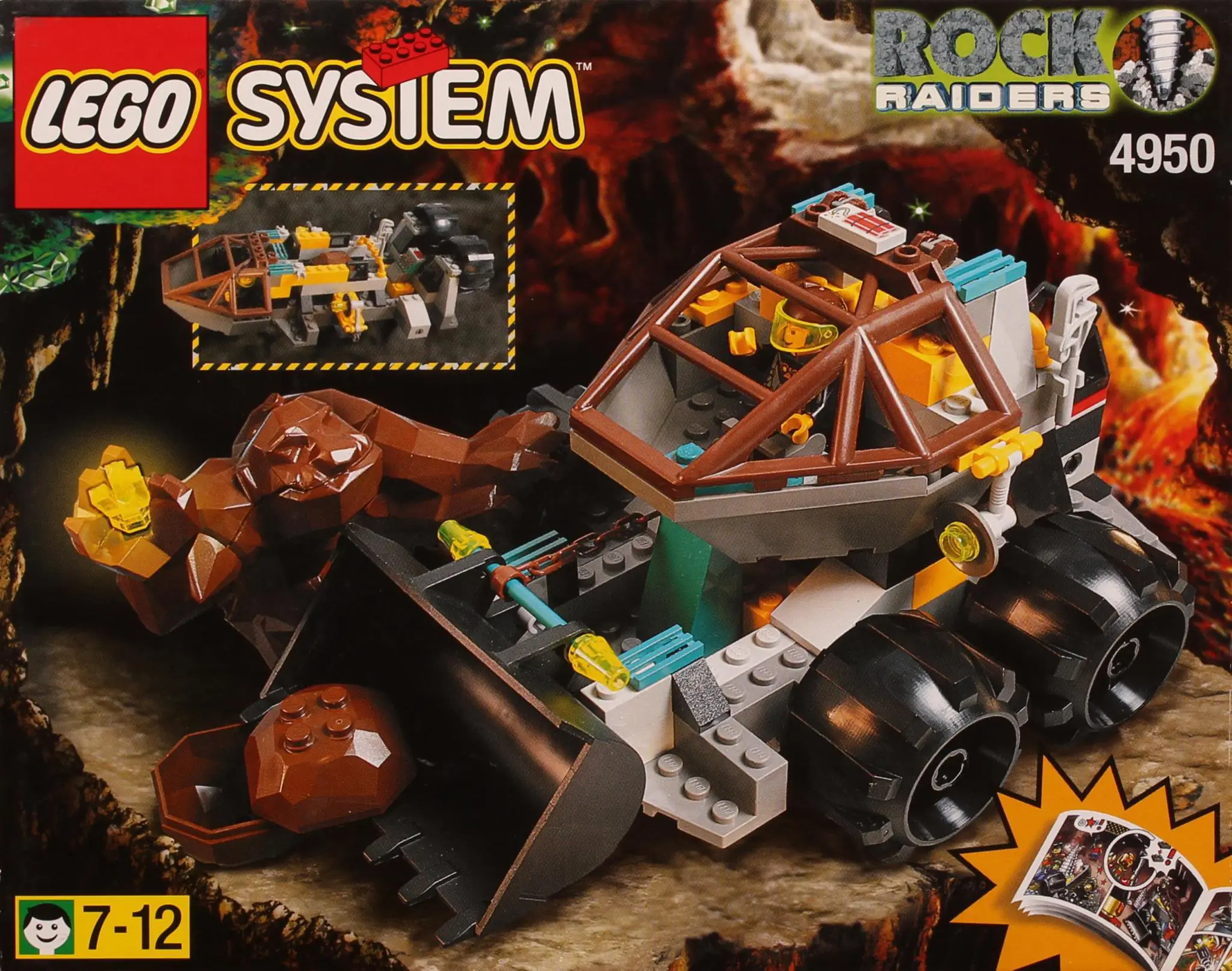 LEGO Rock Raiders The Loader Dozer • Set 4950 • SetDB