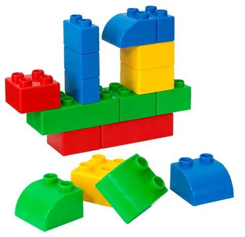LEGO Medium Quatro Bucket 50 Extra Large Bricks