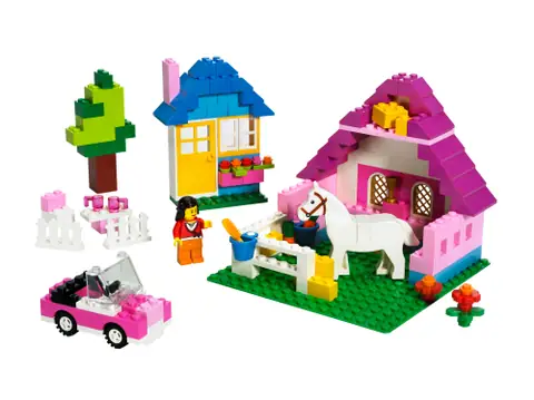 LEGO Classic Large Pink Brick Box • Set 5560 • SetDB LEGO Classic Large Pink Brick Box • Set 5560 • SetDB