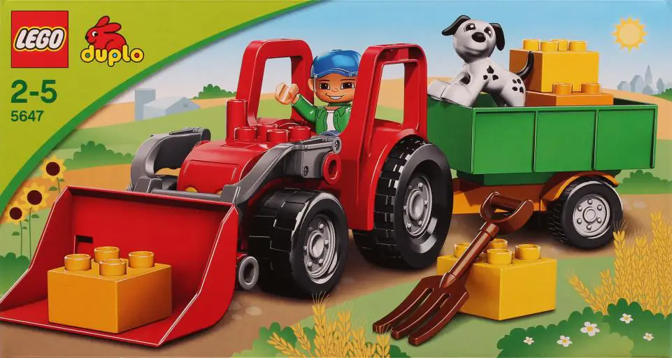 LEGO DUPLO Big Tractor • BABY BLOCKS • Set 5647 • SetDB