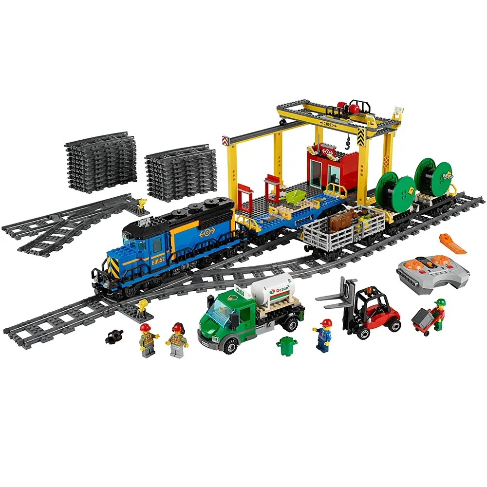 Lego 60052 Lego Blue Freight Train LEGO City Trains Cargo Train