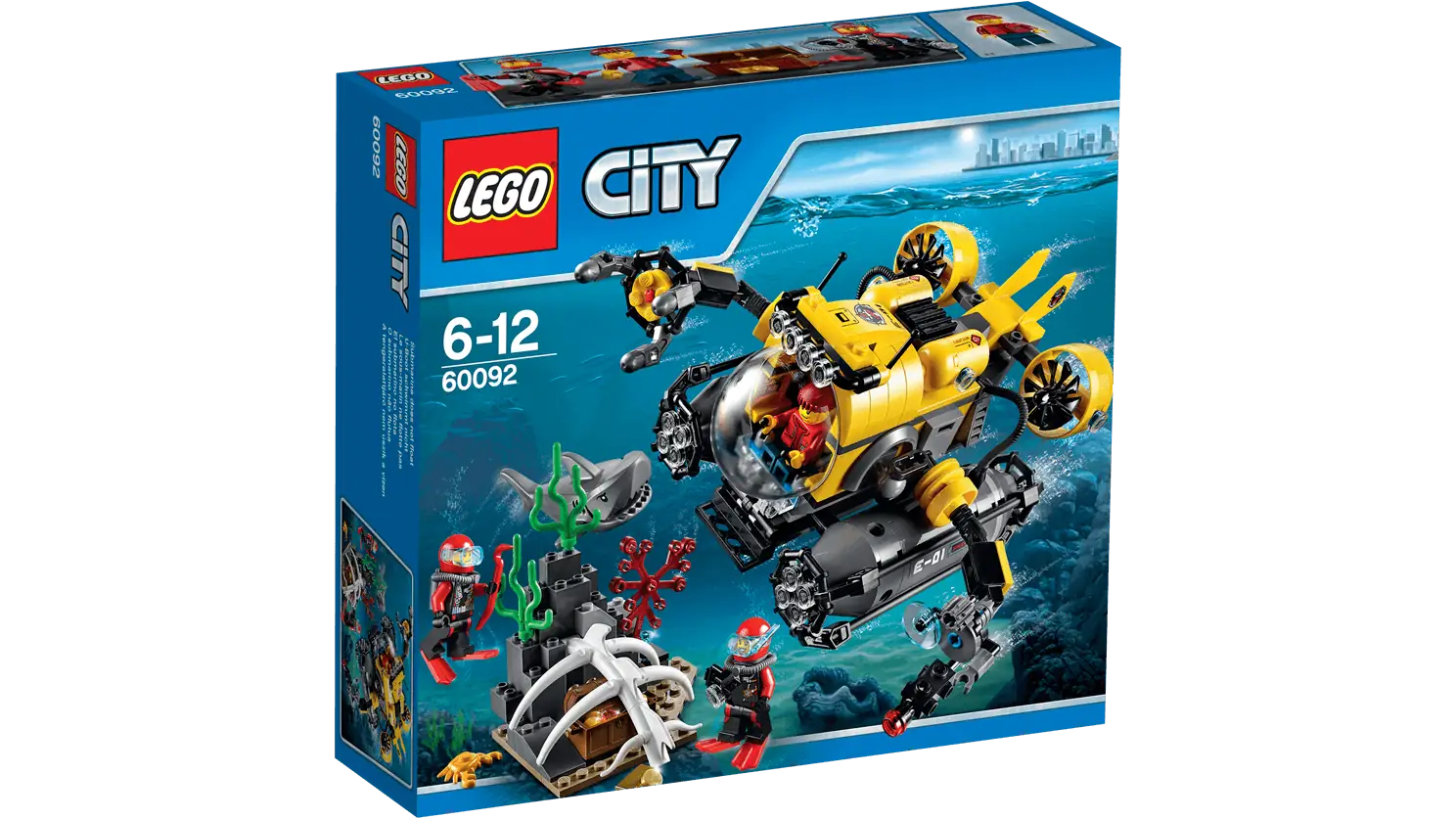 LEGO City Deep Sea Submarine • Set 60092 • SetDB