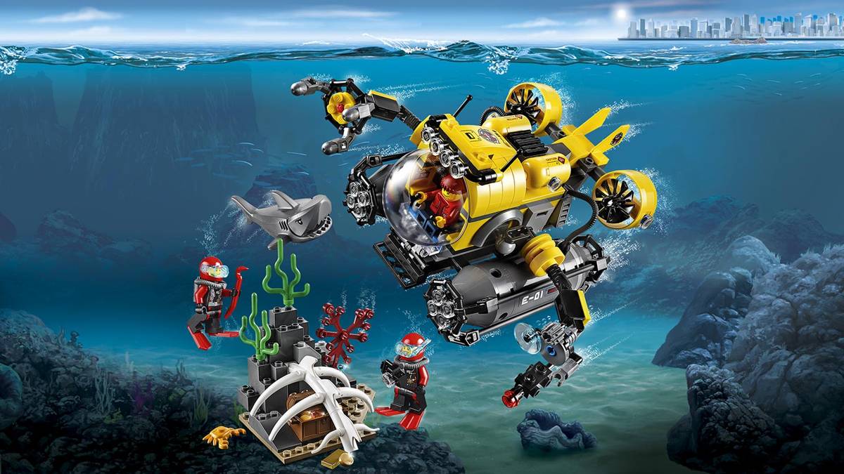 LEGO City Deep Sea Submarine • Set 60092 • SetDB