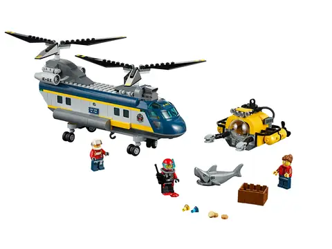 LEGO City Deep Sea Helicopter • Set 60093 • SetDB