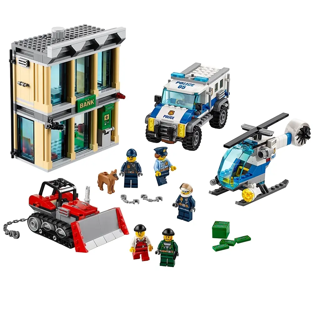 LEGO City Bulldozer Break-in • Set 60140 • SetDB