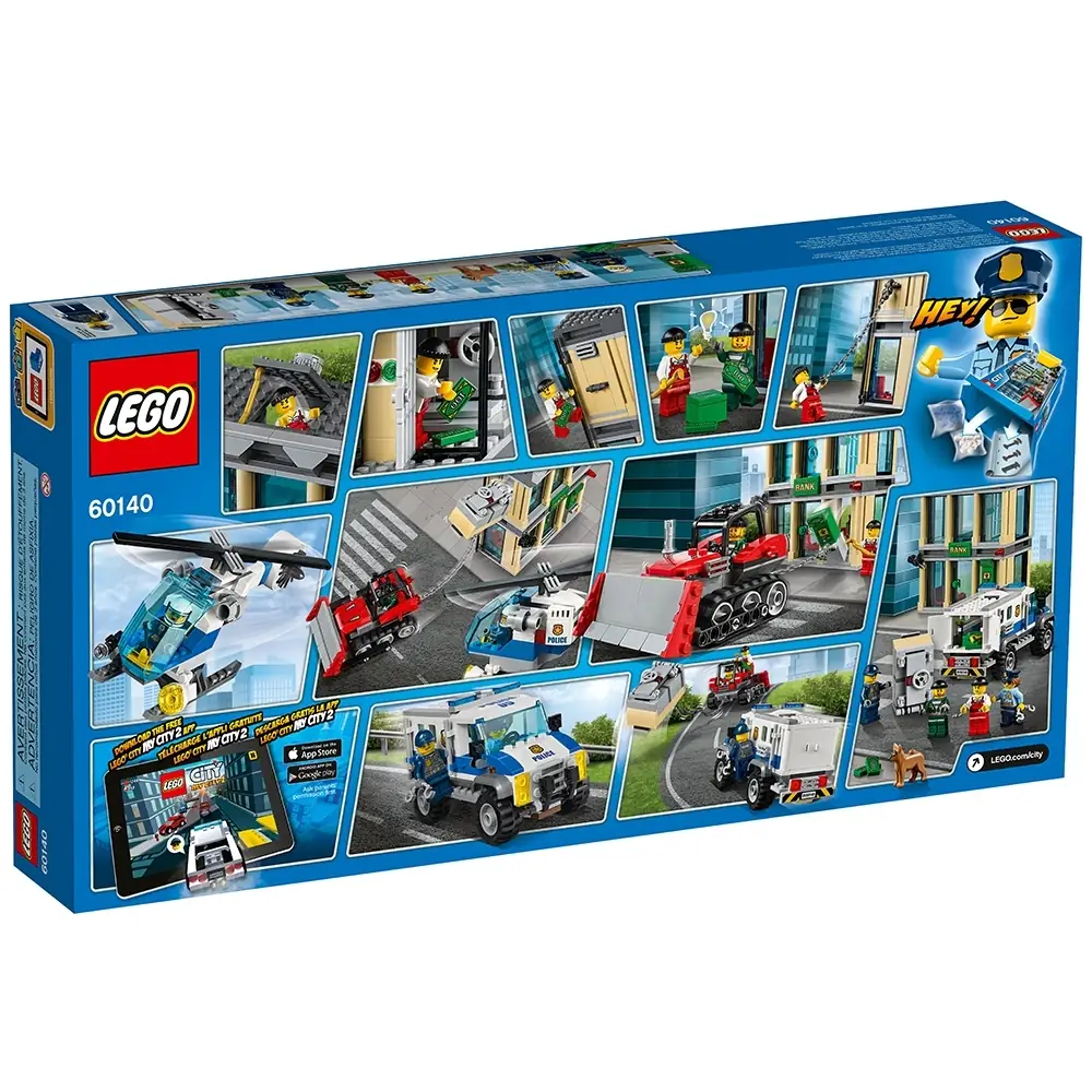LEGO City Bulldozer Break-in • Set 60140 • SetDB