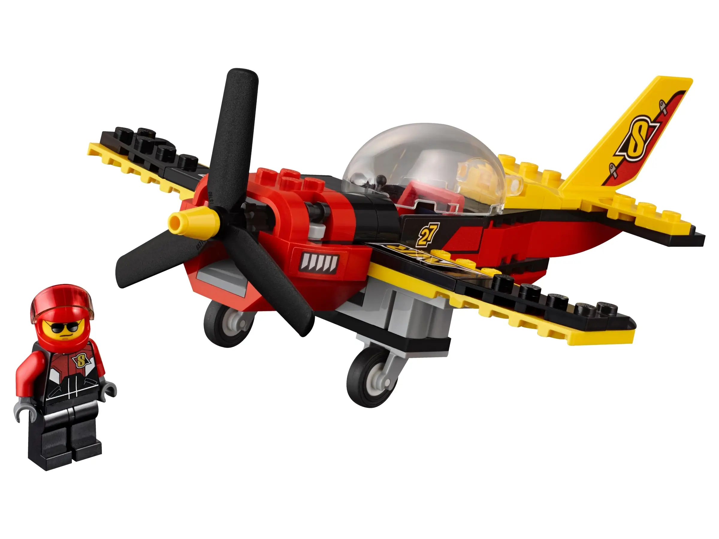 LEGO City Race Plane • Set 60144 • SetDB • Merlins Bricks
