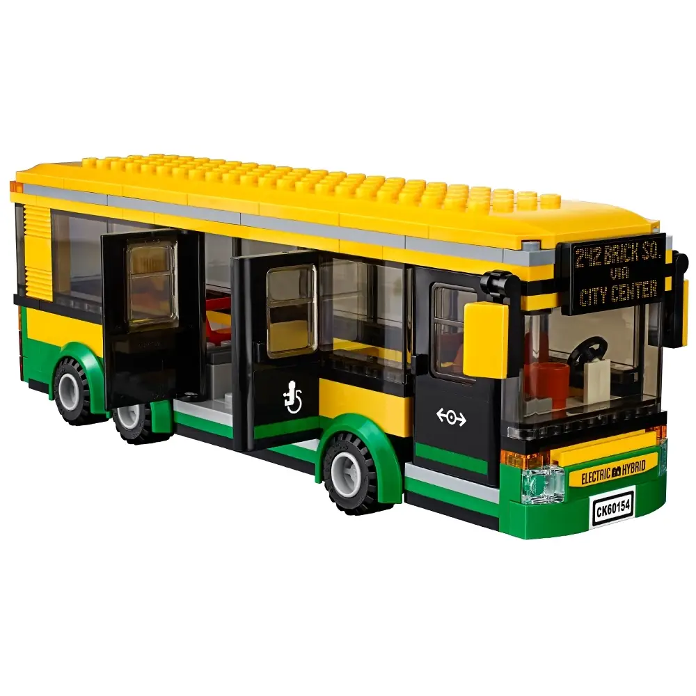 LEGO City Bus Station • Set 60154 • SetDB • Merlins Bricks