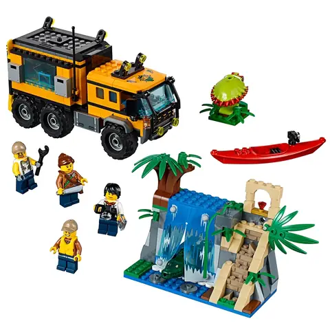 LEGO City Jungle Scientist Female White Lab Coat with Sunglasses