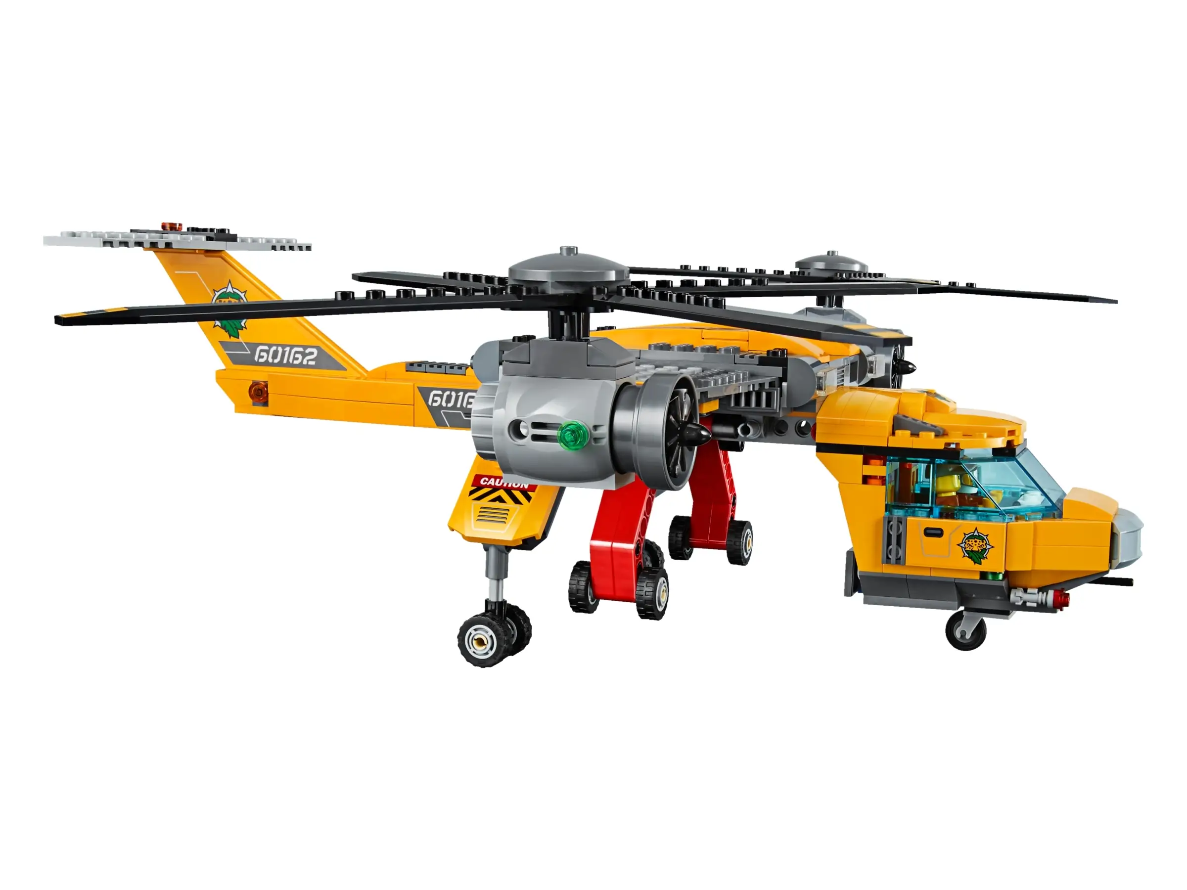 LEGO City Jungle Air Drop Helicopter Set 60162 SetDB