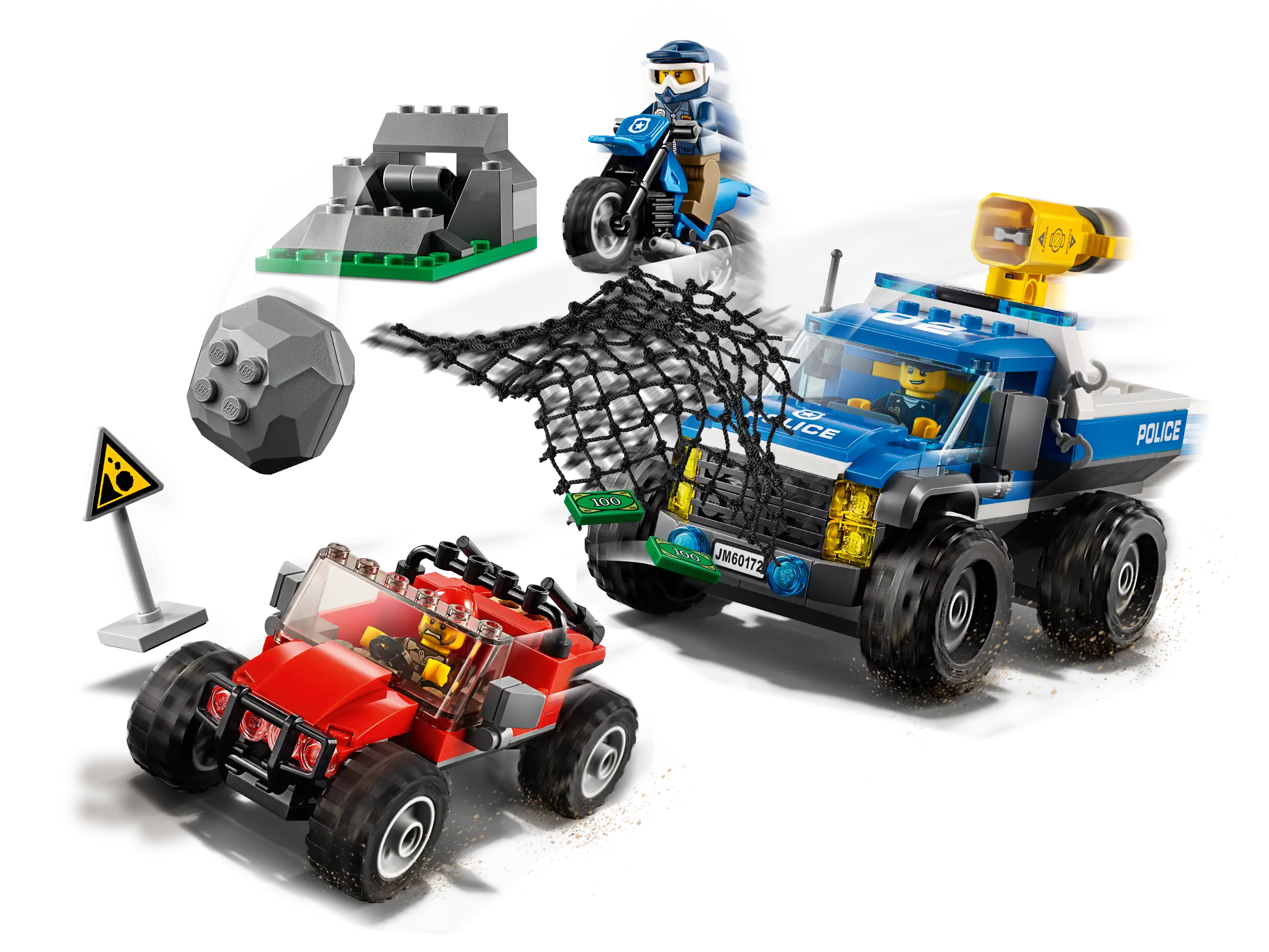 LEGO City Dirt Road Pursuit Set 60172 SetDB