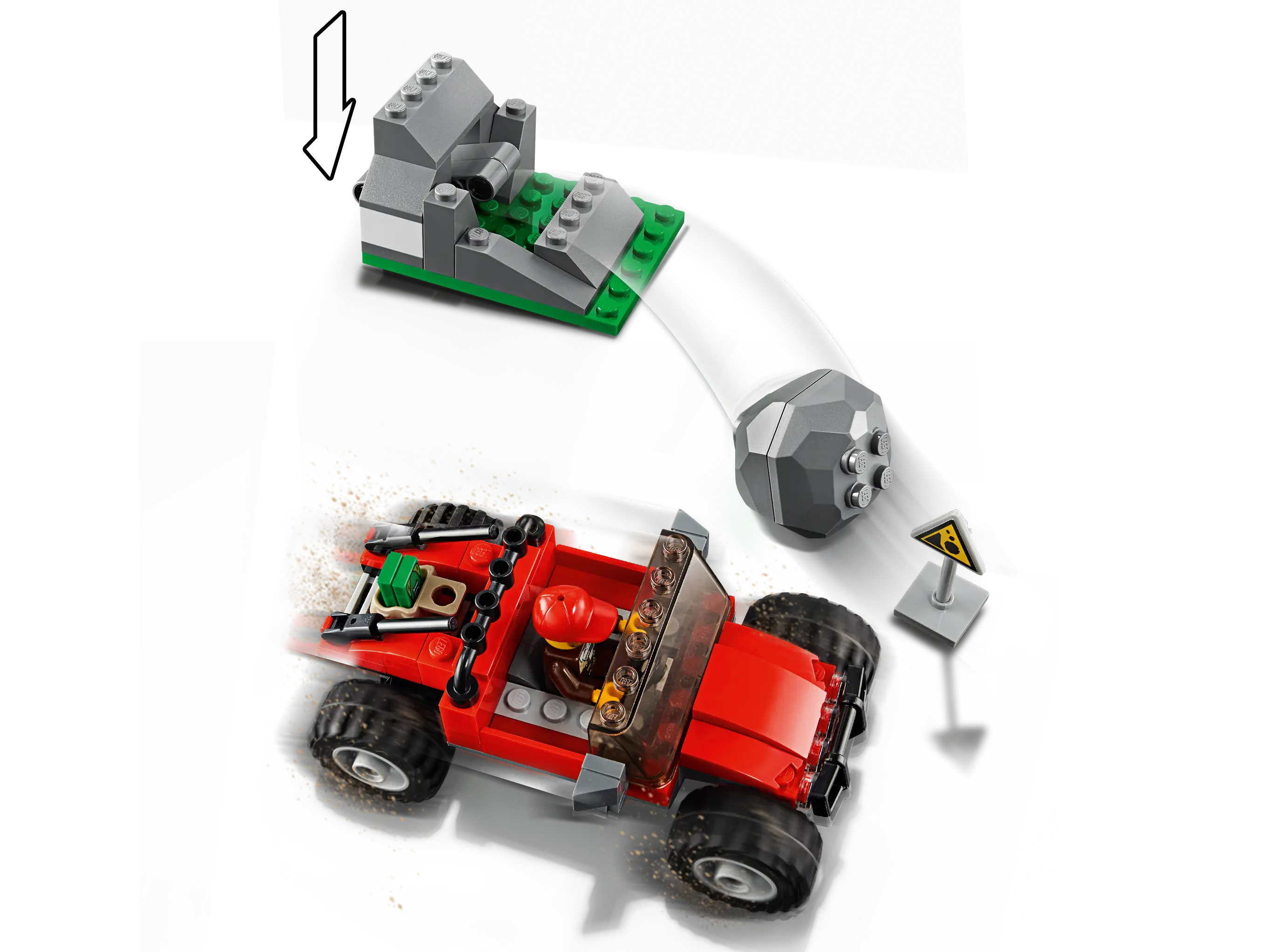 LEGO City Dirt Road Pursuit Set 60172 SetDB