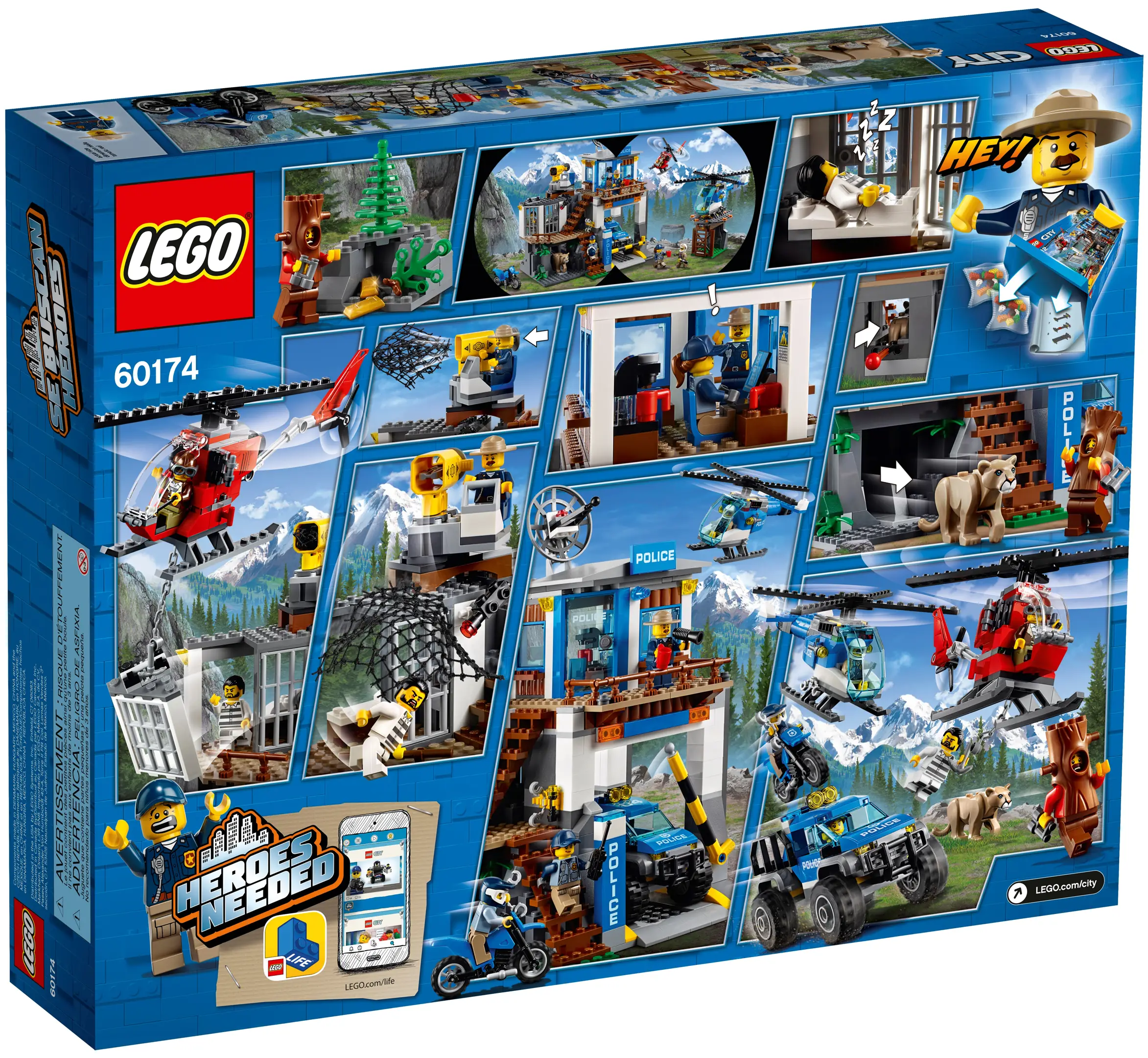 LEGO City Mountain Police Headquarters • Set 60174 • SetDB