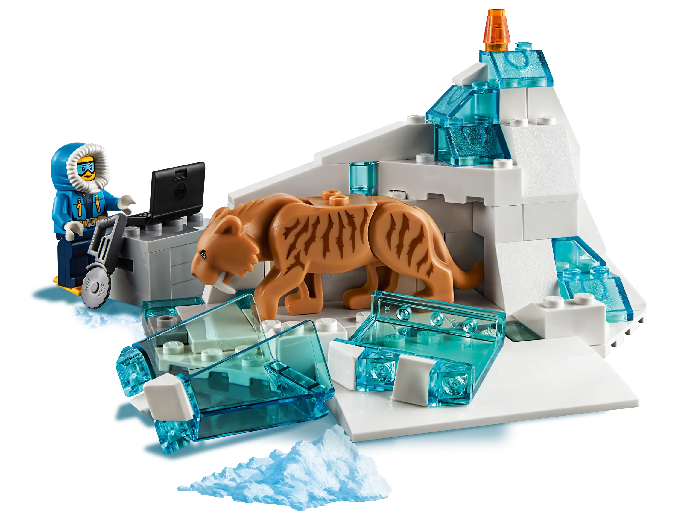 Saber Tooth Tiger Lego City Ice LEGO City Arctic Supply Plane