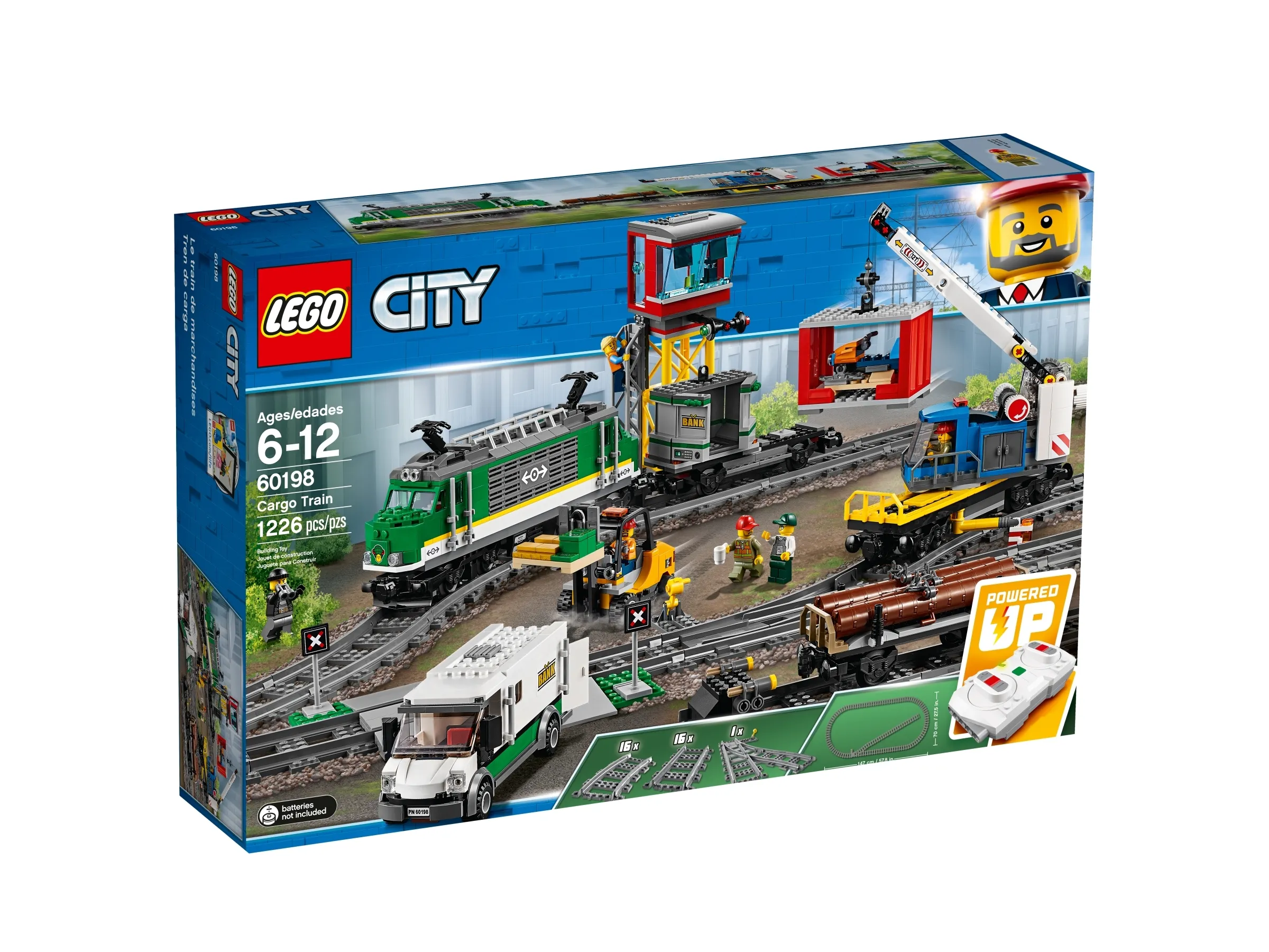 LEGO City Powered UP Cargo Train • Set 60198 • SetDB