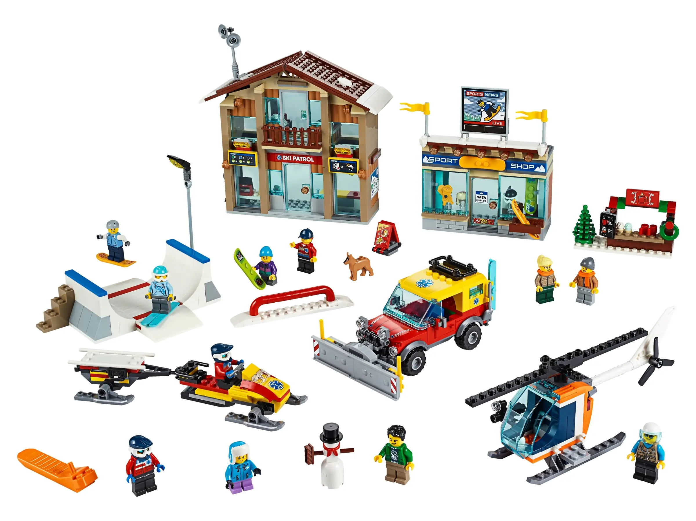 Lego ski lodge sale