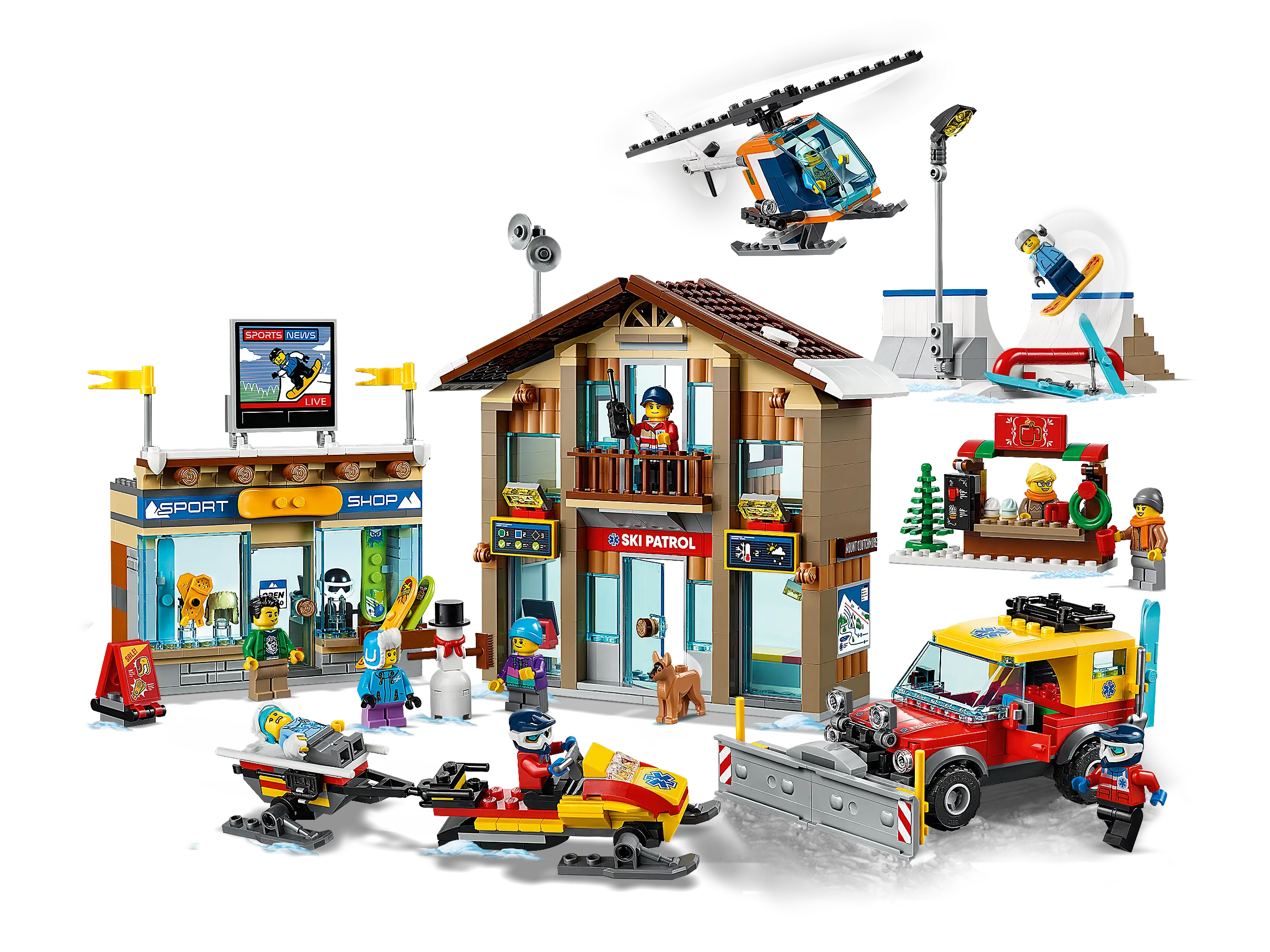 LEGO City Ski Resort Set 60203 SetDB Merlins Bricks