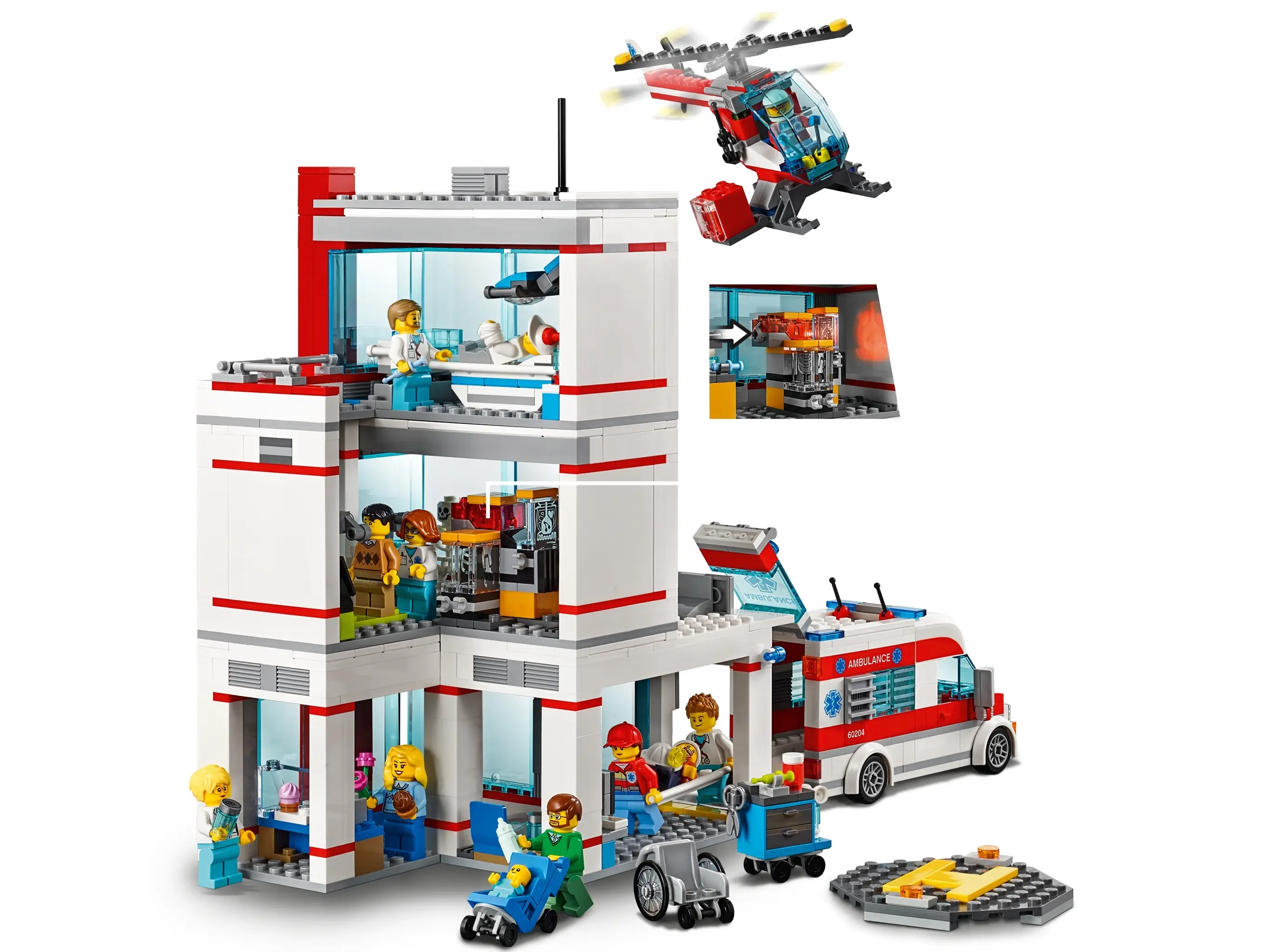 LEGO City Hospital Set 60204 SetDB Merlins Bricks