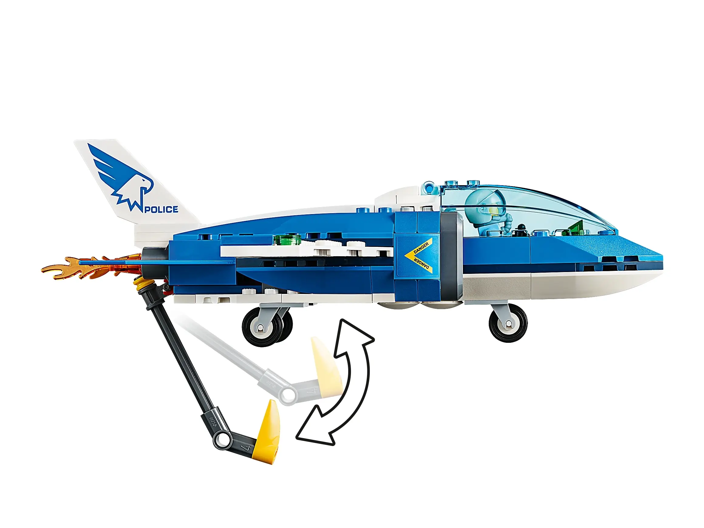 LEGO City Sky Police Parachute Arrest Set 60208 SetDB