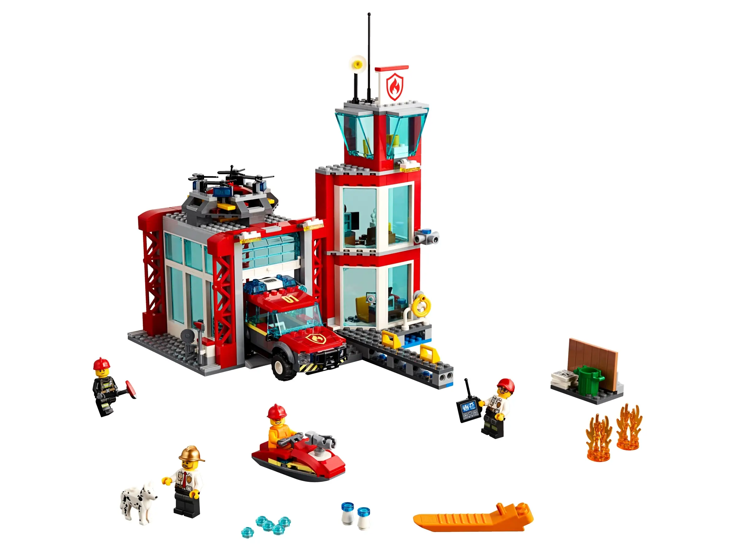 LEGO City Fire Station • Set 60215 • SetDB • Merlins Bricks