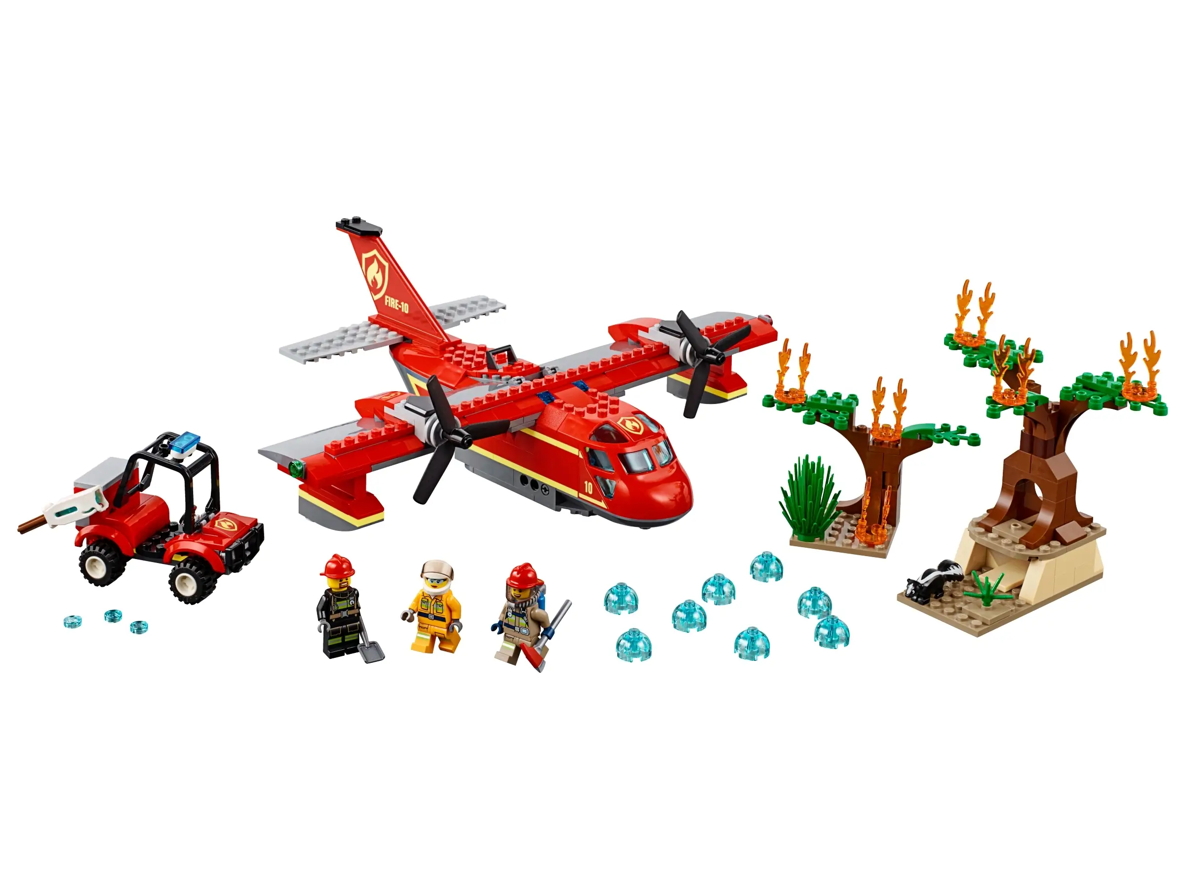 LEGO City Fire Plane Set 60217 SetDB Merlins Bricks