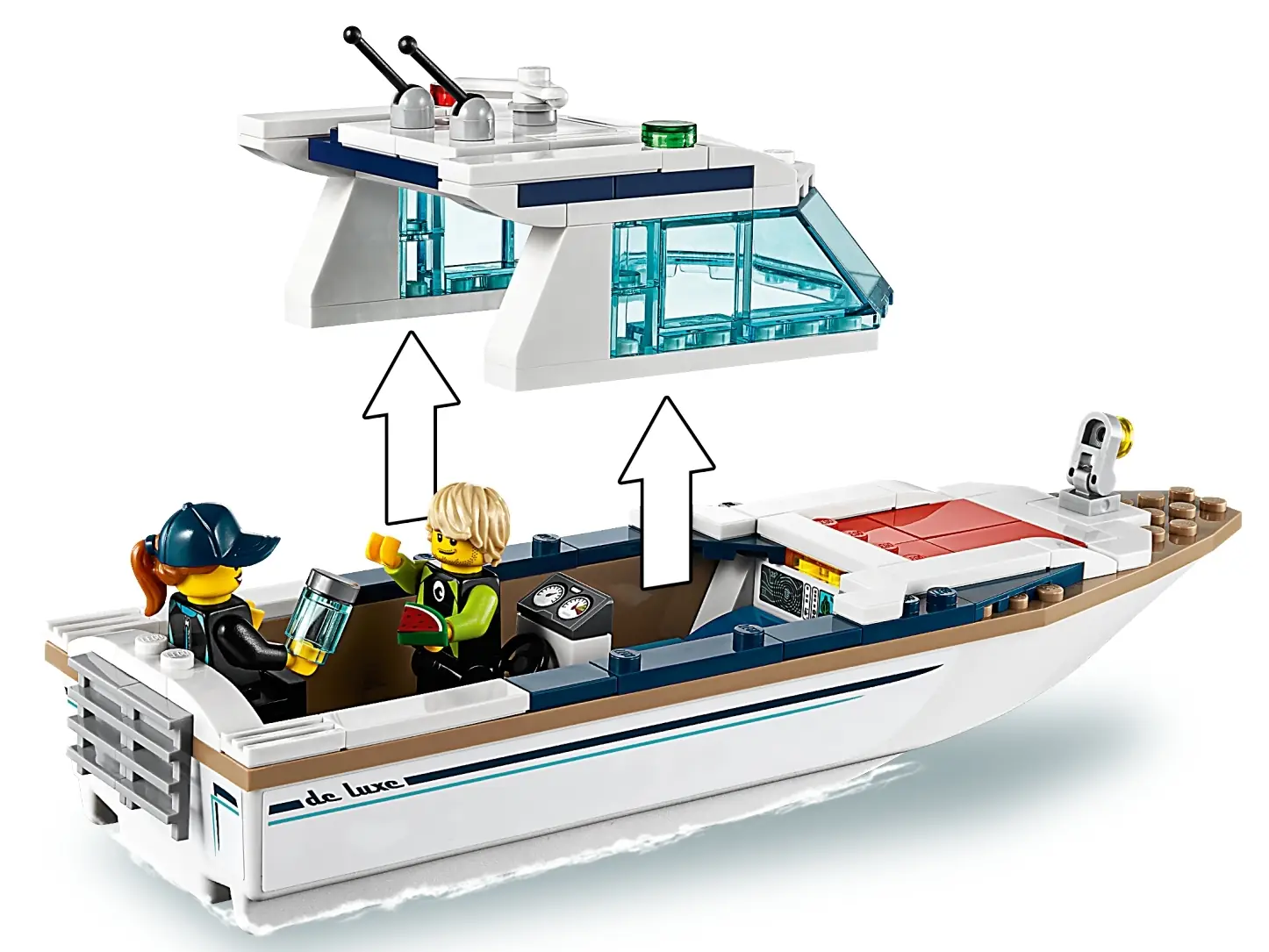 LEGO City Diving Yacht • Set 60221 • SetDB • Merlins Bricks